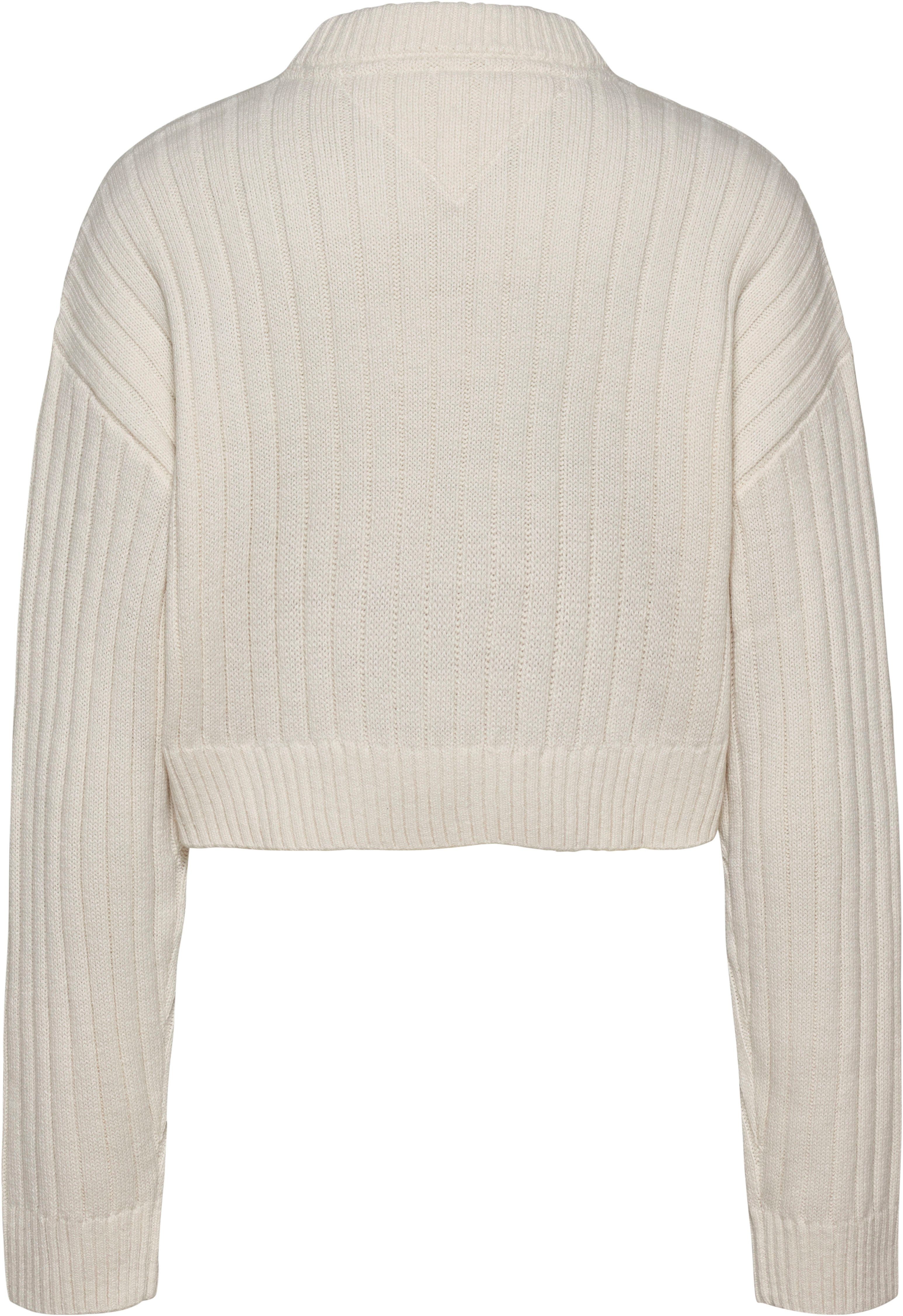 TOMMY JEANS Gebreide trui TJW VNCK CENTER FLAG SWEATER EXT