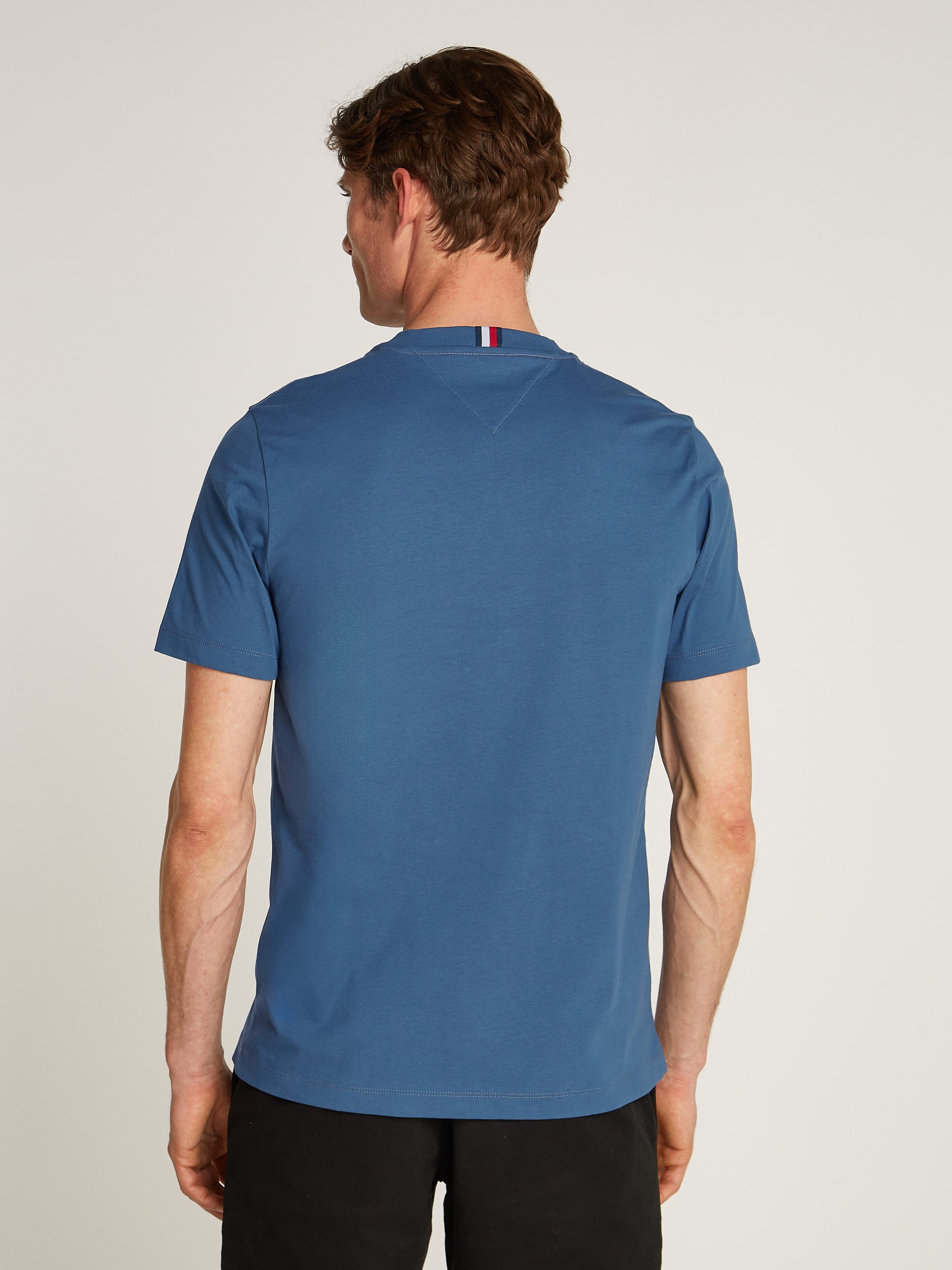 Tommy Hilfiger T-shirt SCRIPT LOGO TEE met opgestikt logo