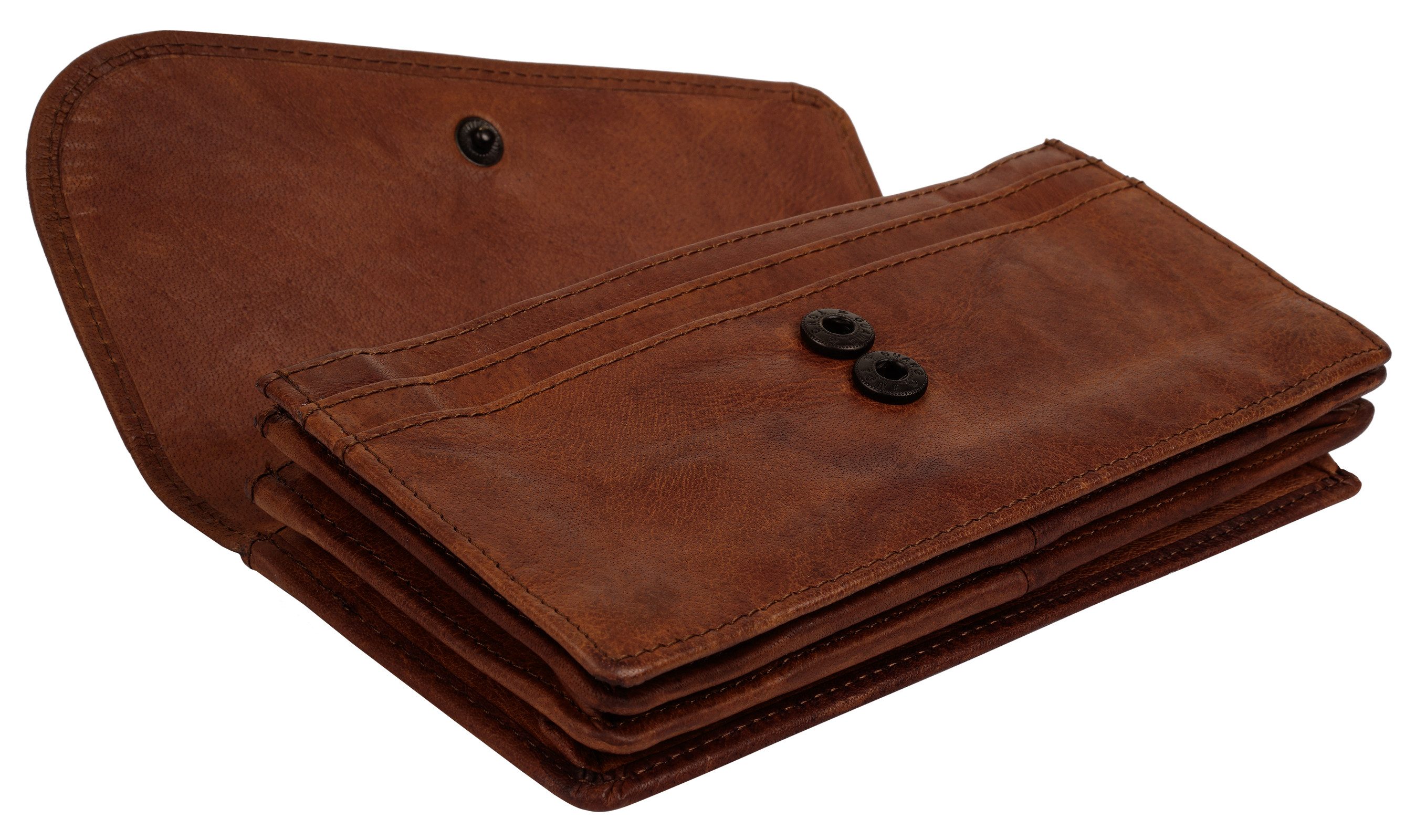 Spikes & Sparrow Portemonnee echt leder