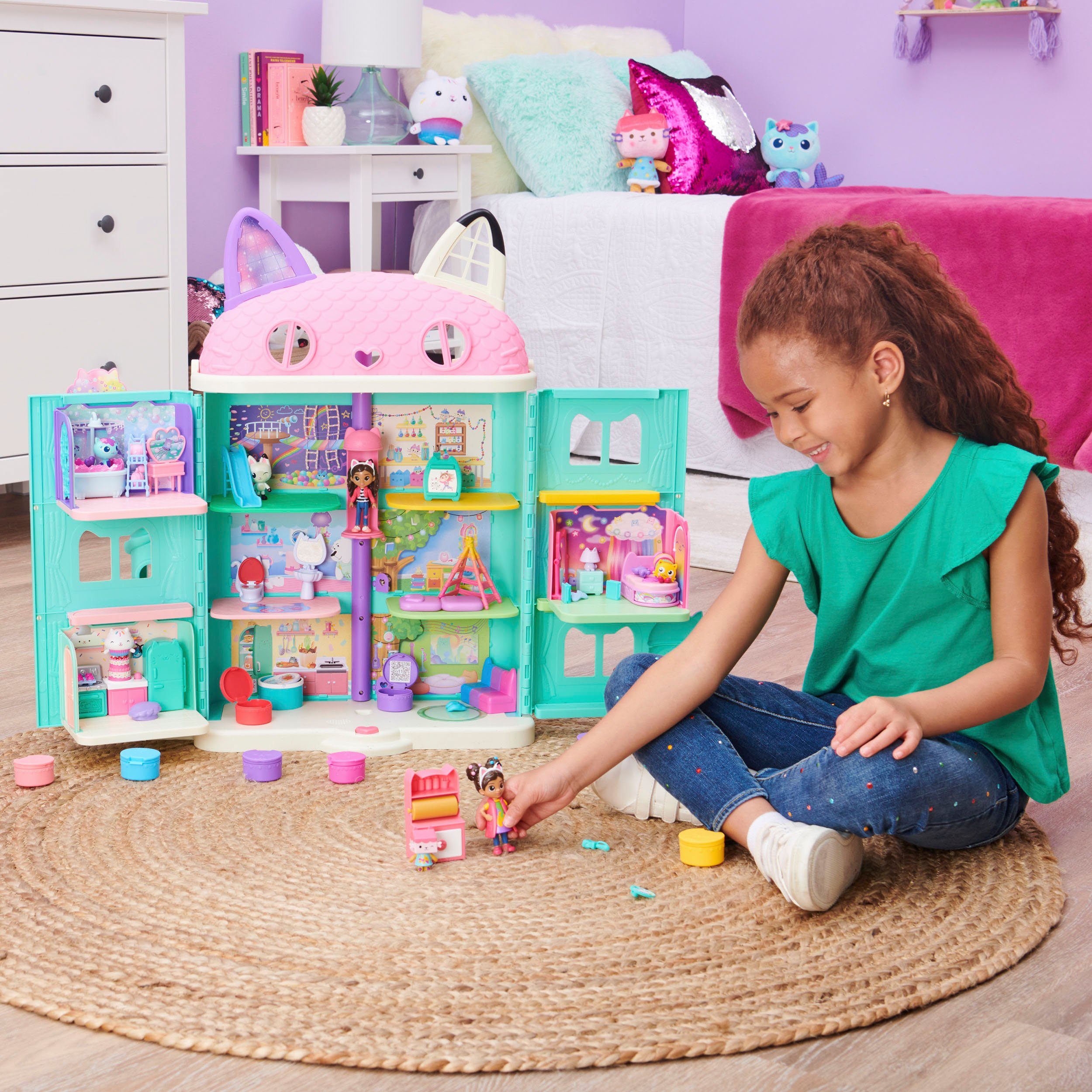 Spin Master Speelwereld Gabby's Dollhouse - CAT-tivity set – knutselset met baby box