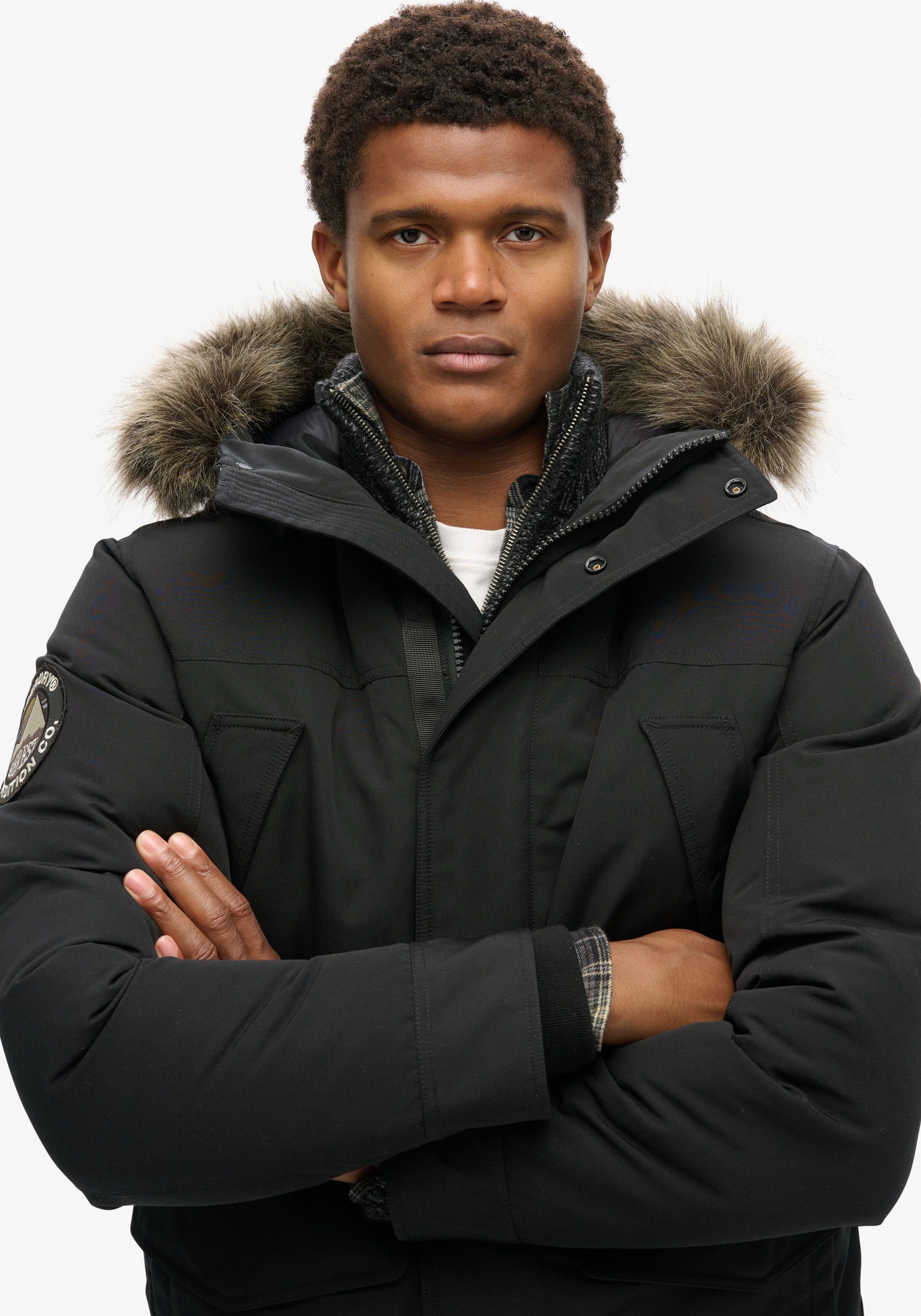 Superdry Parka EVEREST FAUX FUR PARKA JACKET