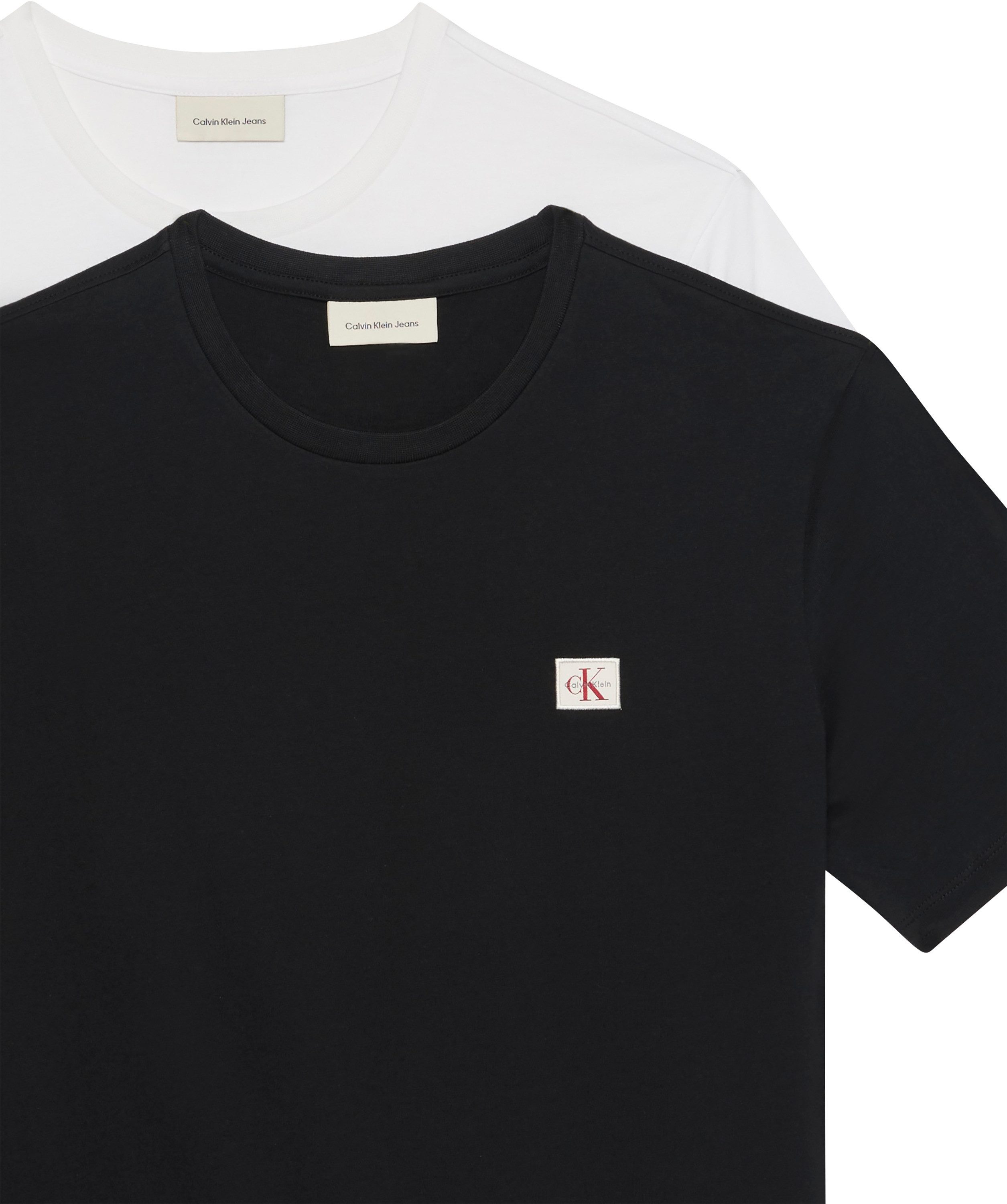 Calvin Klein T-shirt SS BADGE TEE 2 PACK (Set van 2)