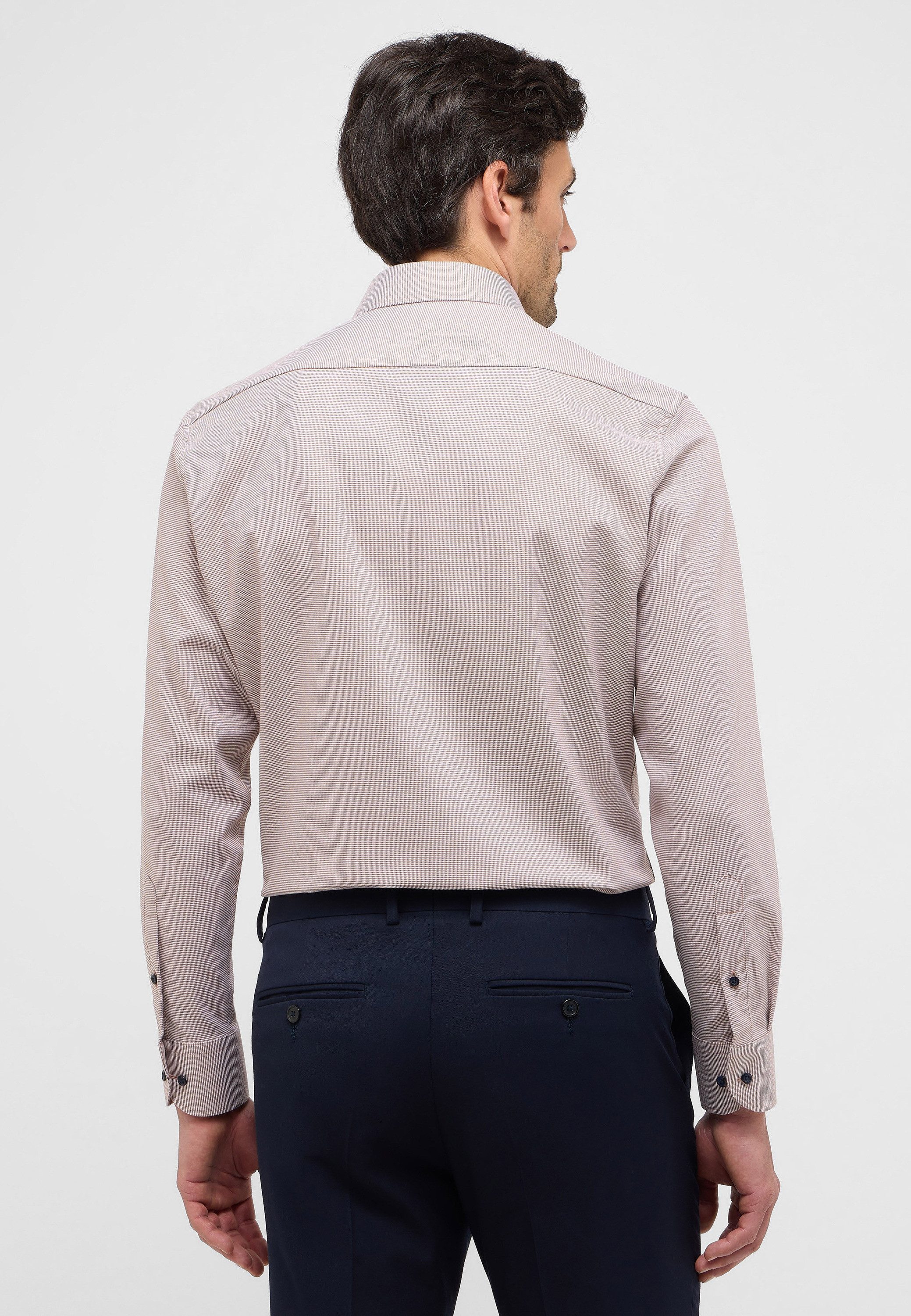 Eterna Overhemd met lange mouwen MODERN FIT NON IRON (strijkvrij)