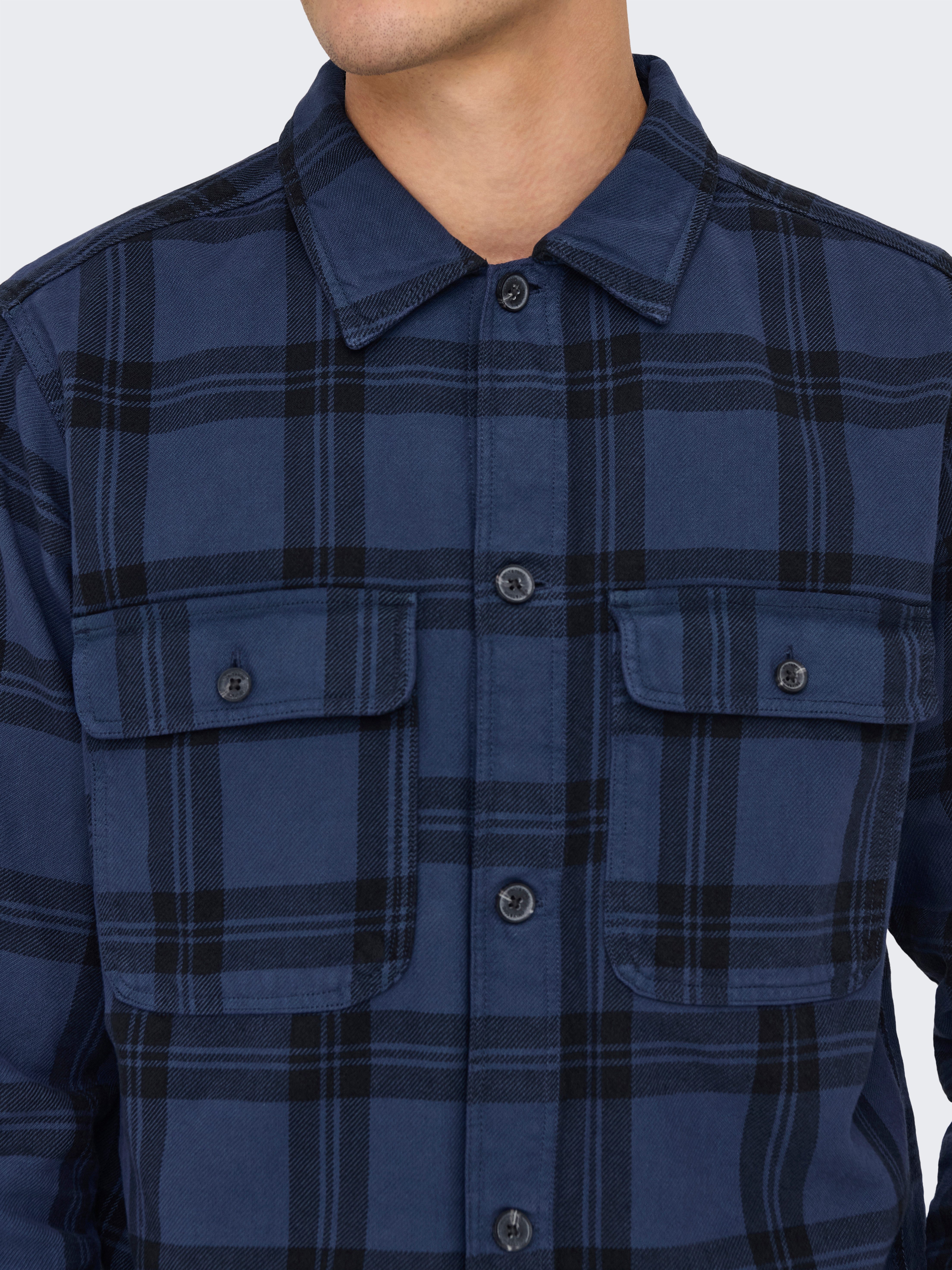 ONLY & SONS Overhemd met lange mouwen ONSOLIVER TWILL OVERDYE OVERSHIRT BF