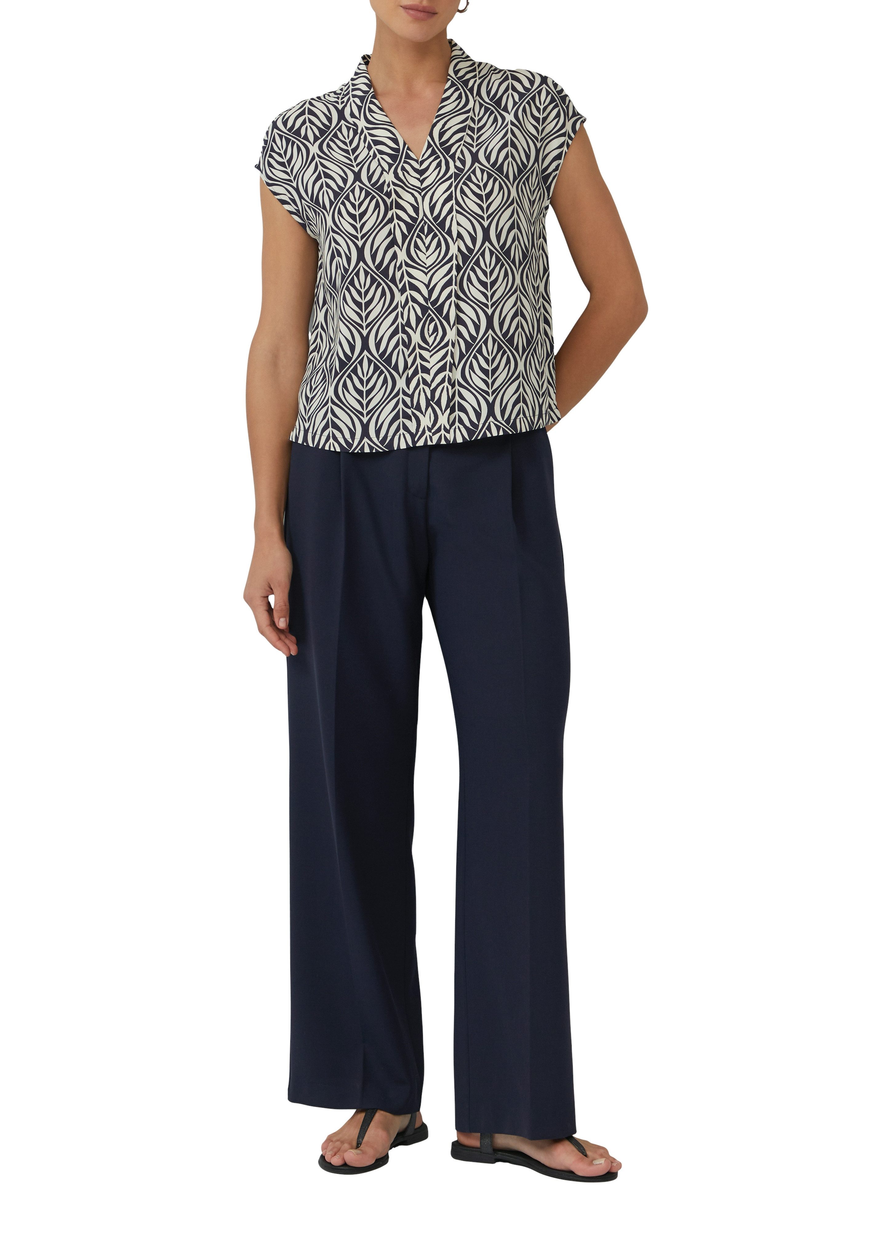 s.Oliver BLACK LABEL Blouse met korte mouwen