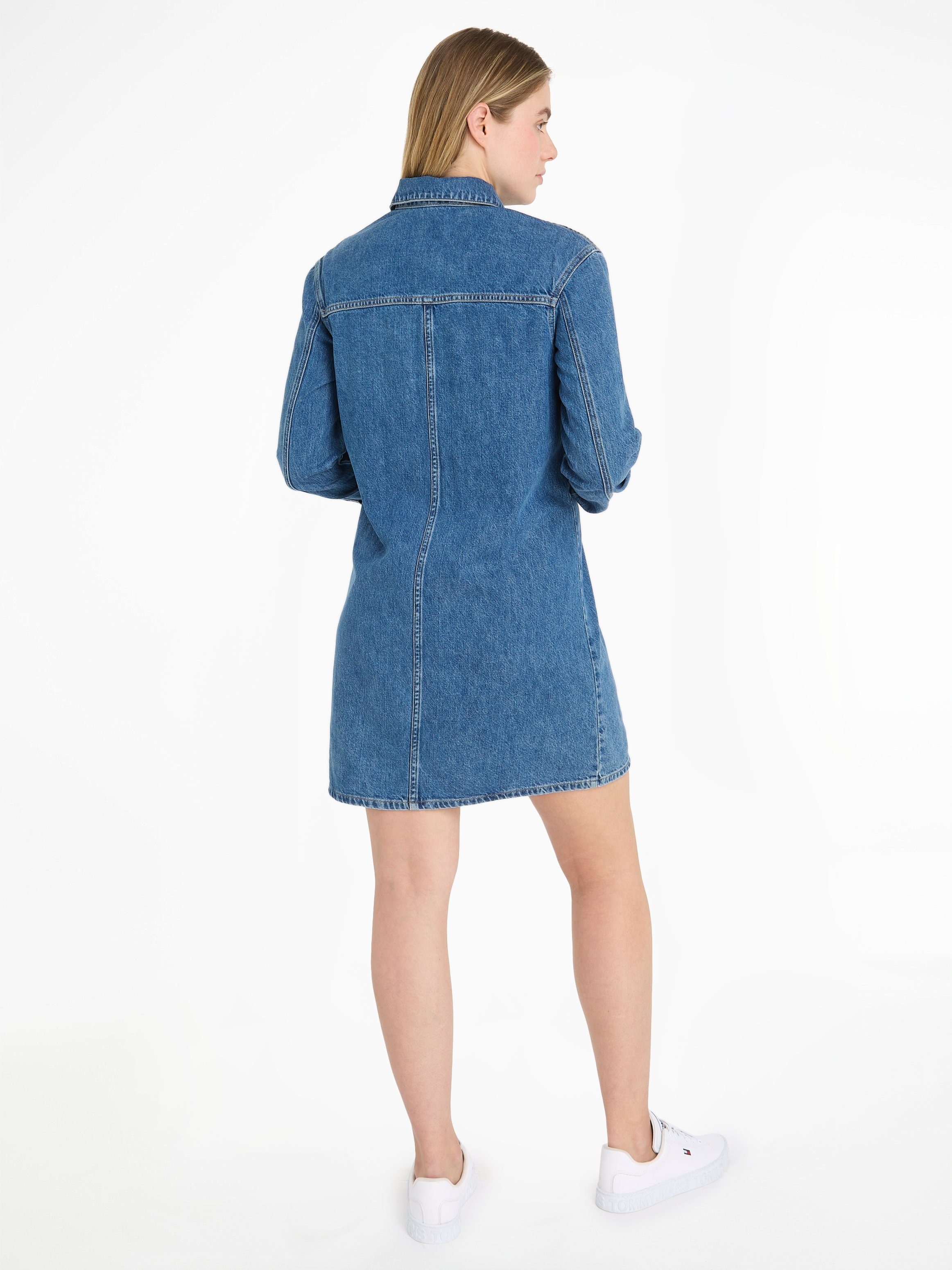 TOMMY Jeans jurk ALINE LS DRESS AH5032 EXT