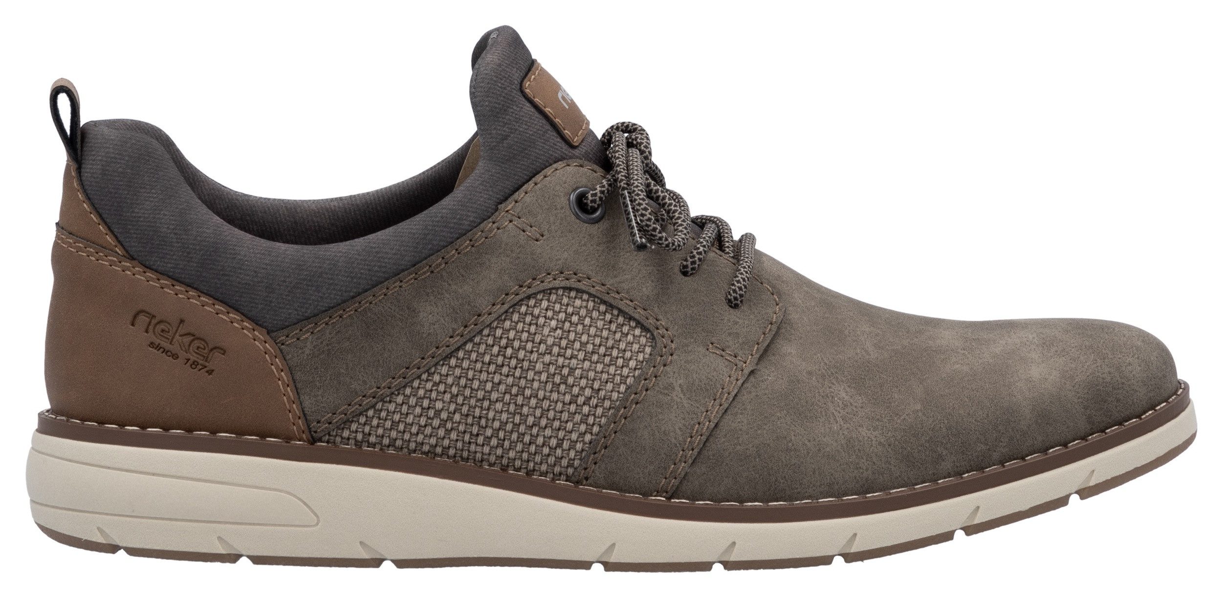 Rieker Slip-on sneakers Slippers, vrijetijdsschoen, lage schoen met modieuze zool