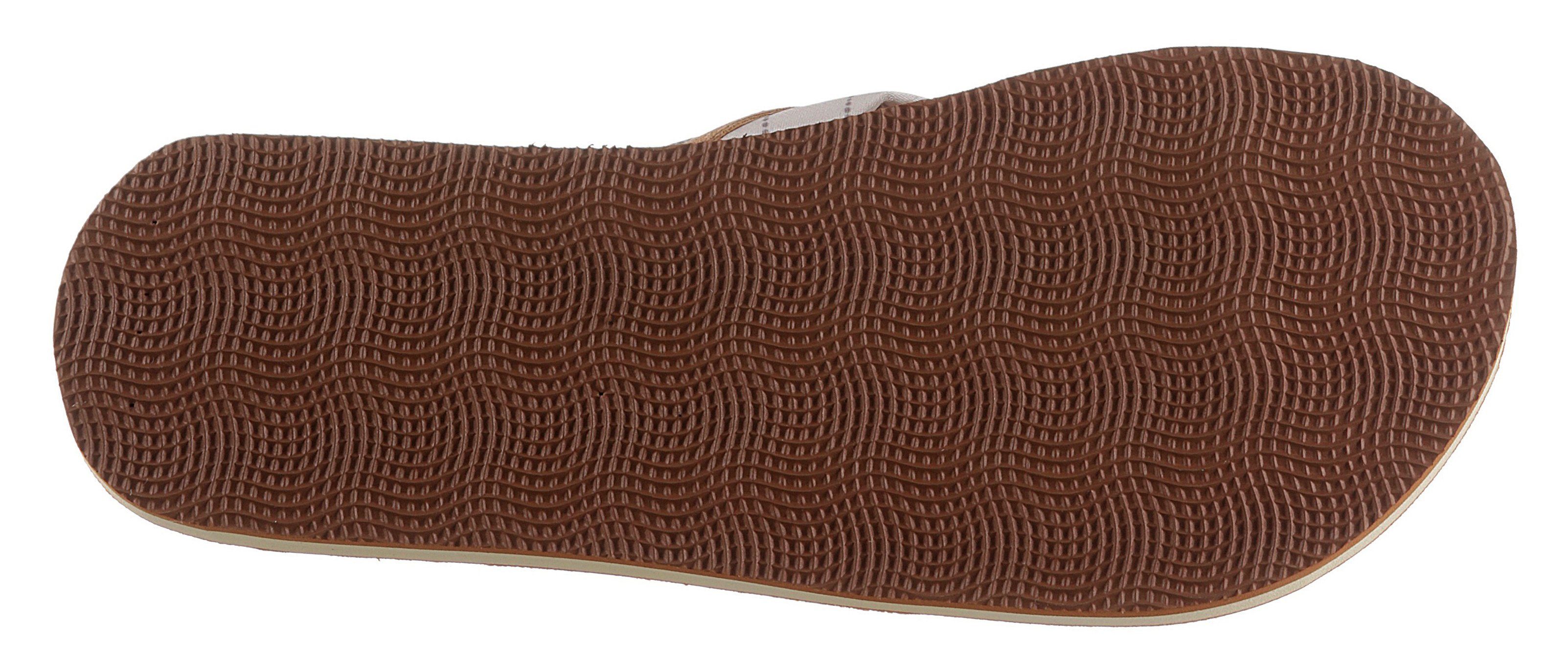 Tamaris Teenslippers Avril , zomerschoenen, flats, slippers met t-logo hanger