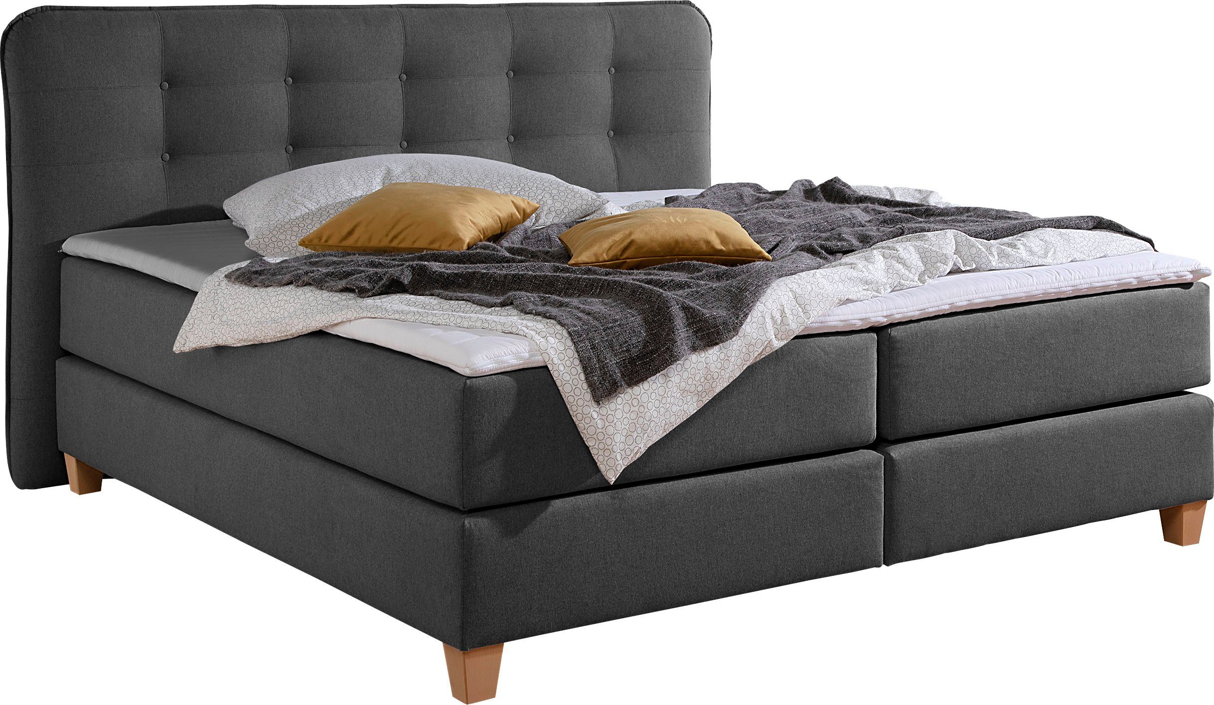 Home affaire Boxspring inclusief topmatras van comfortschuim