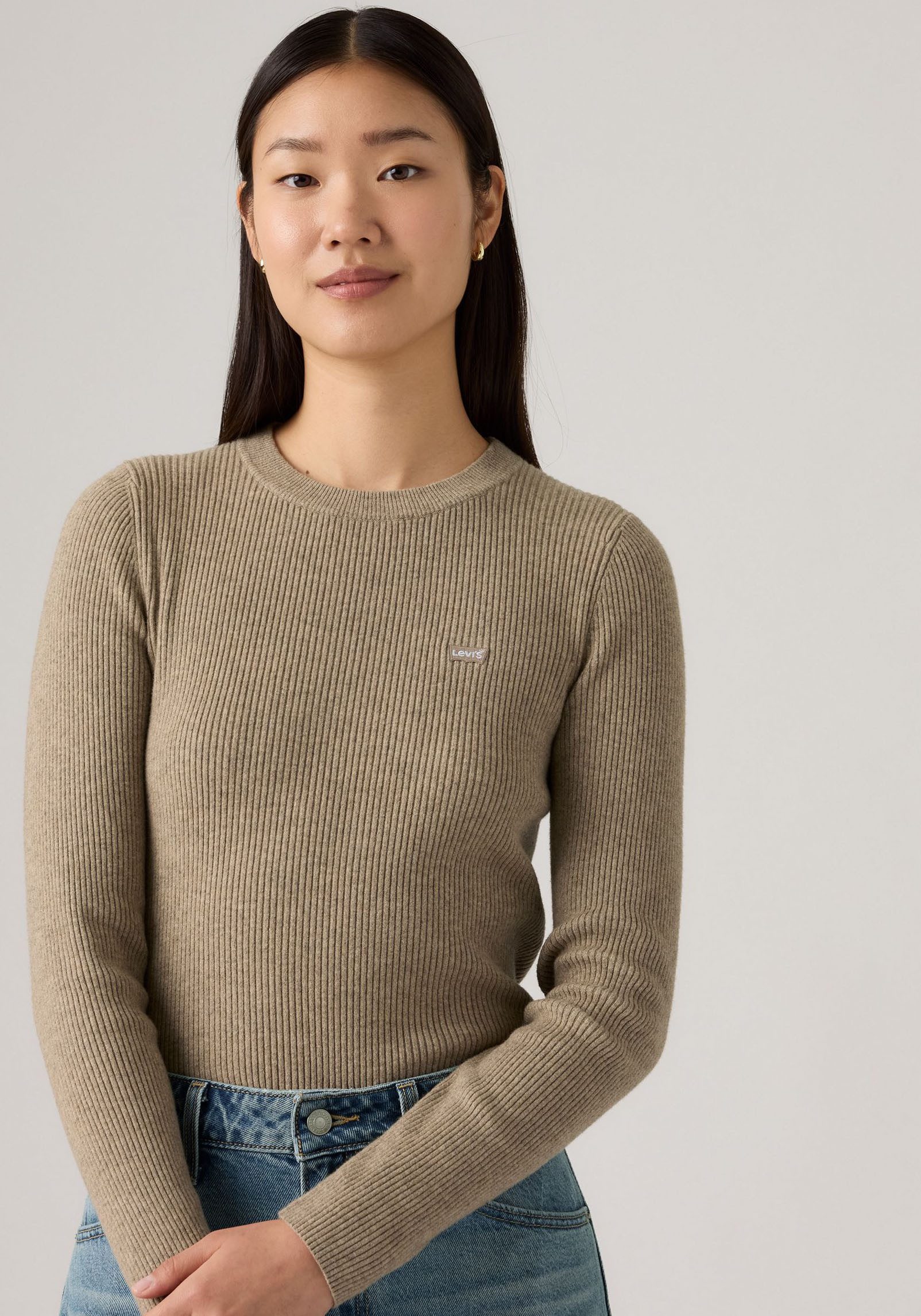 Levi's® Trui met ronde hals RIB CREW SWEATER
