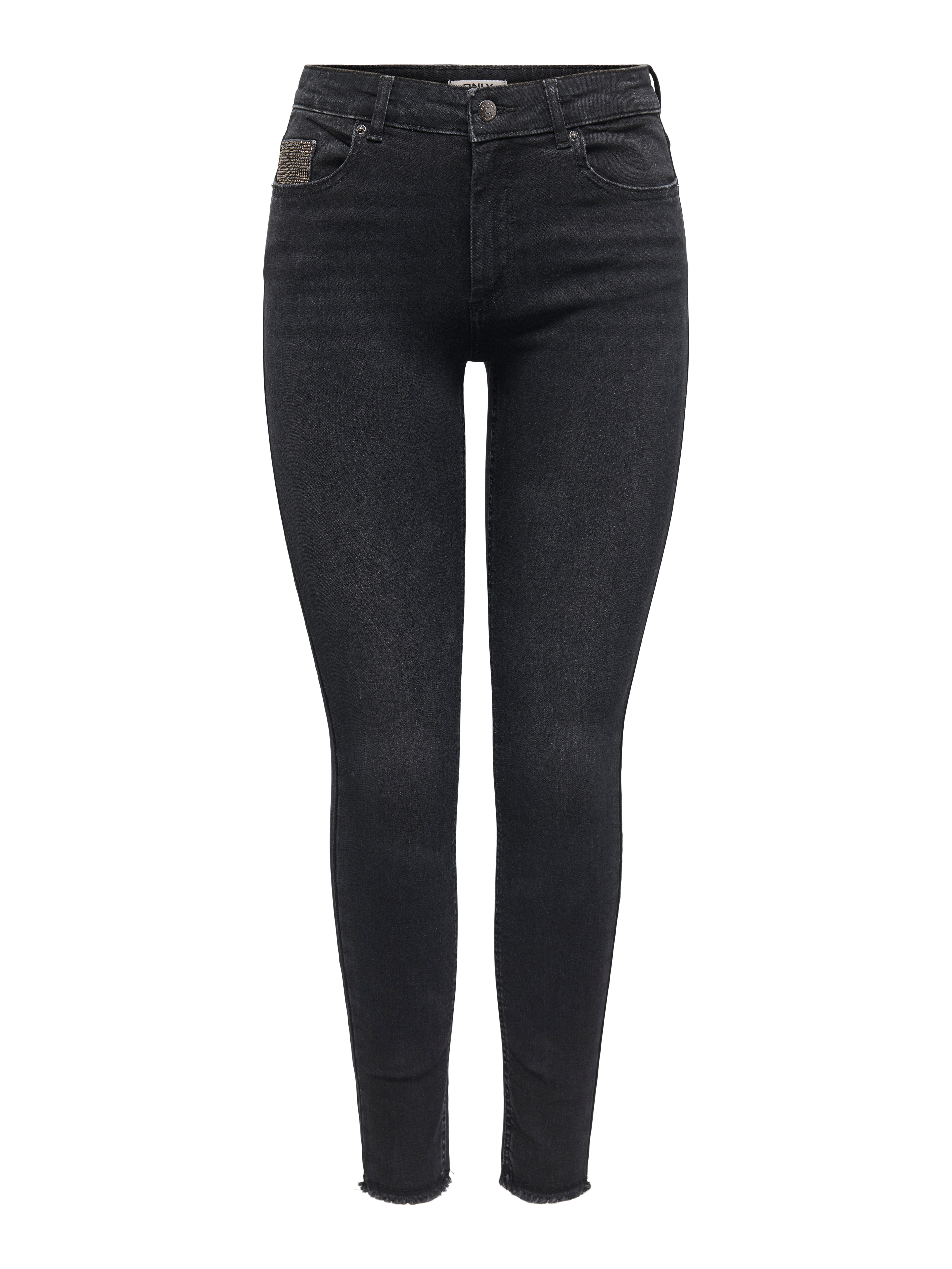 Only Skinny fit jeans ONLBLUSH RHINESTONE MID SK RW DNM