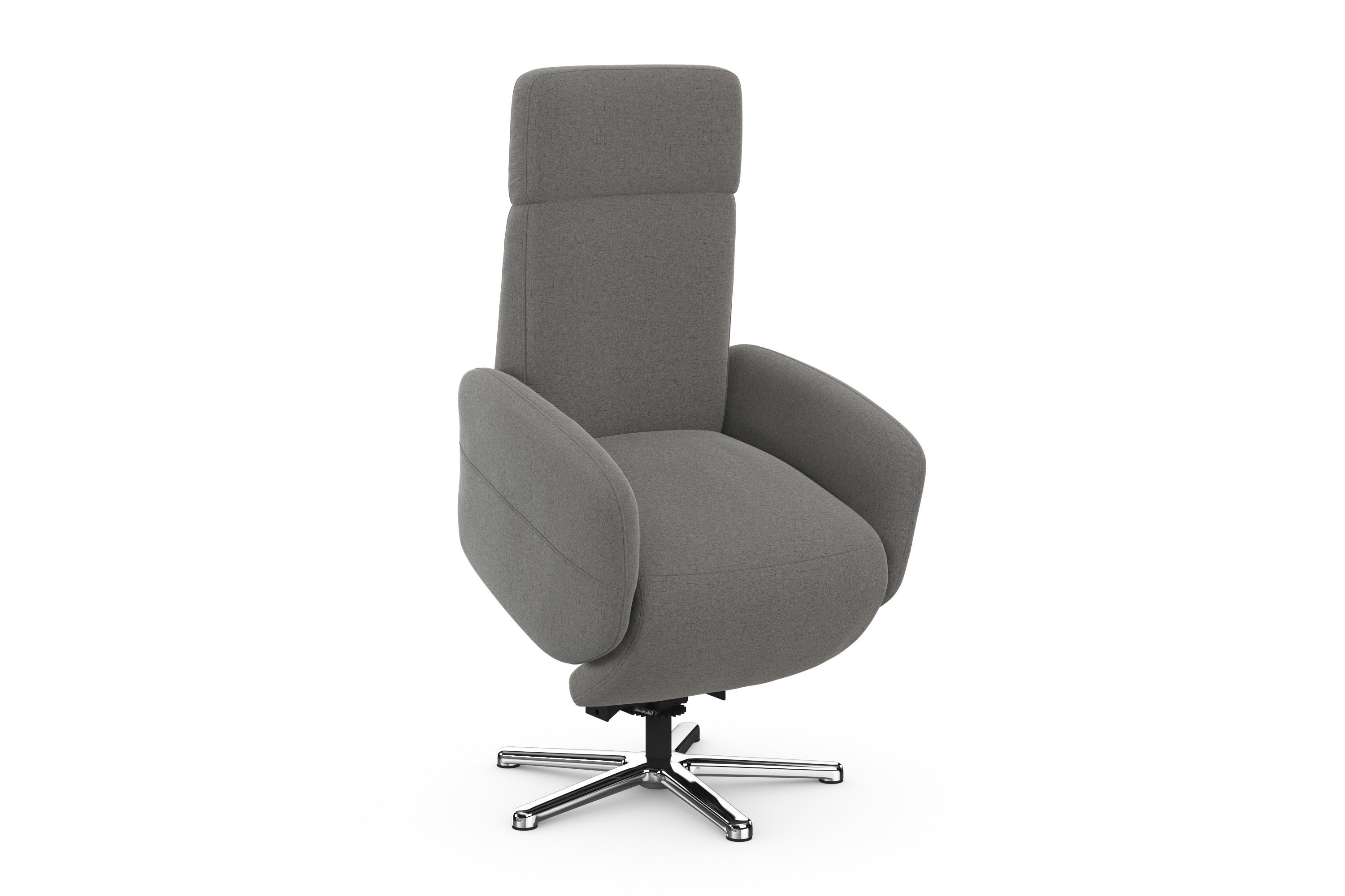 sit&more Relaxfauteuil Grenoble, incl. hoofdsteunverstelling en bekabelde afstandsbediening