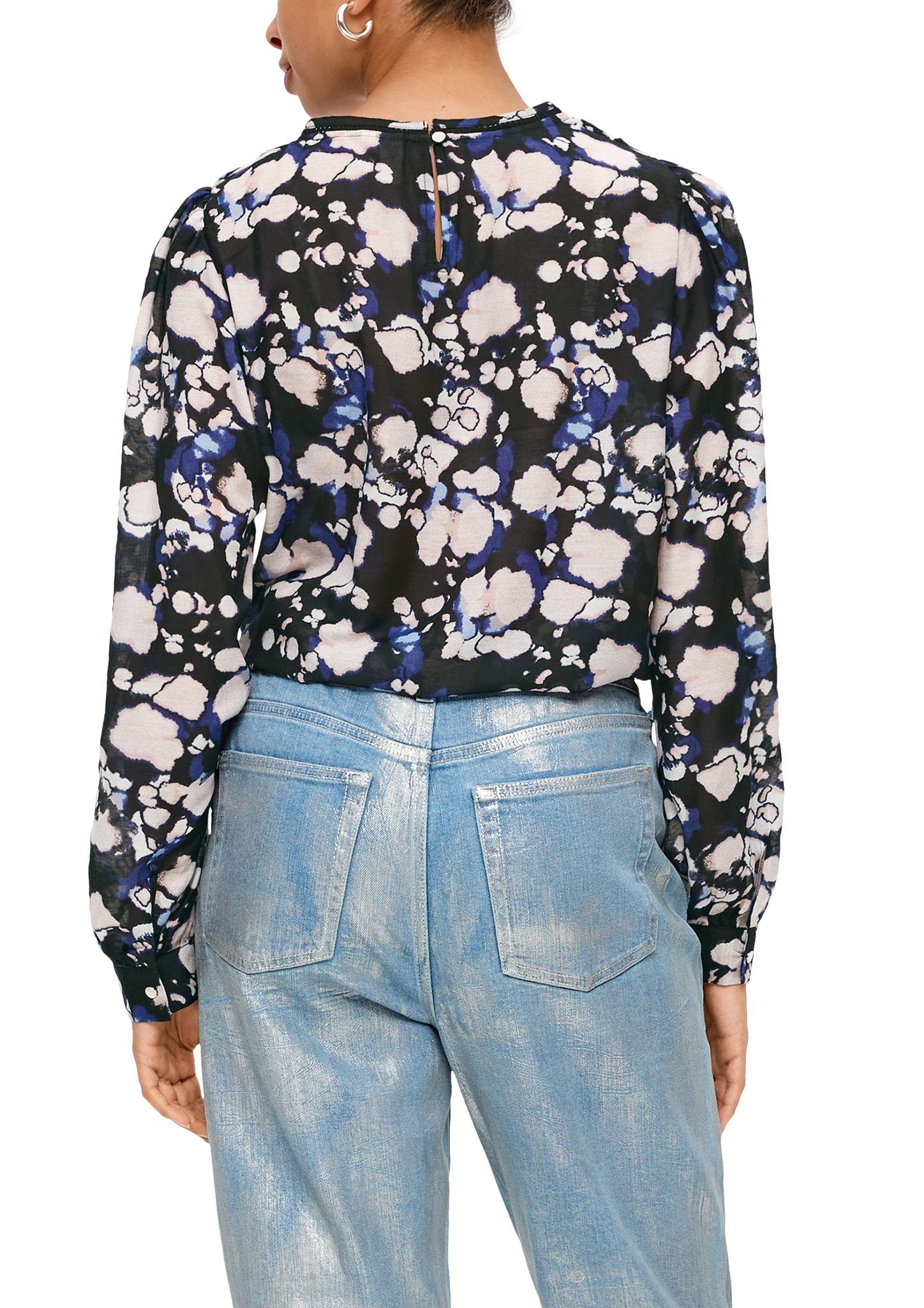 Q/S designed by Shirtblouse met print all-over