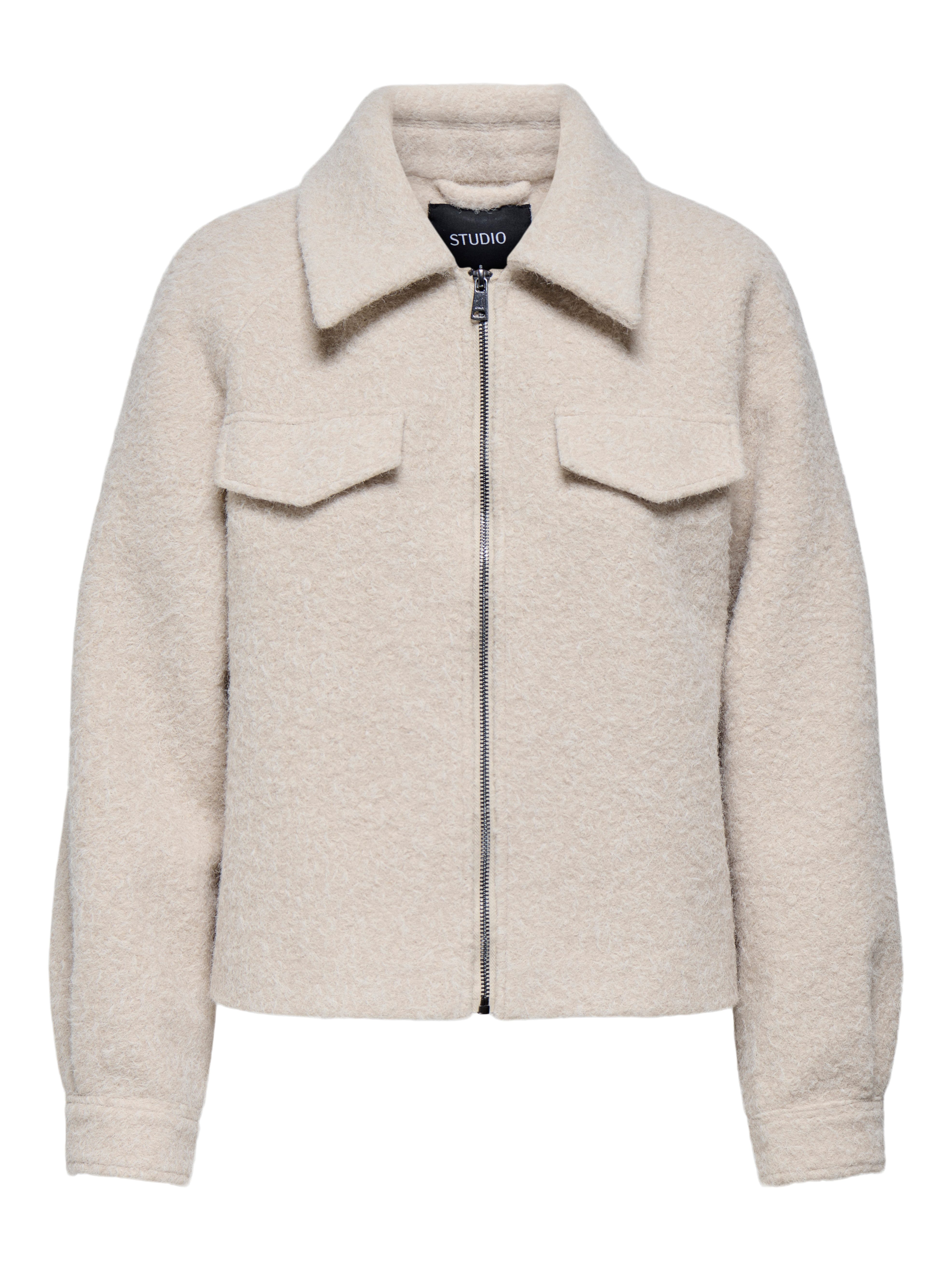 ONLY CARMAKOMA Fleecejack CARMALO SHORT BOUCLE JACKET OTW NOOS