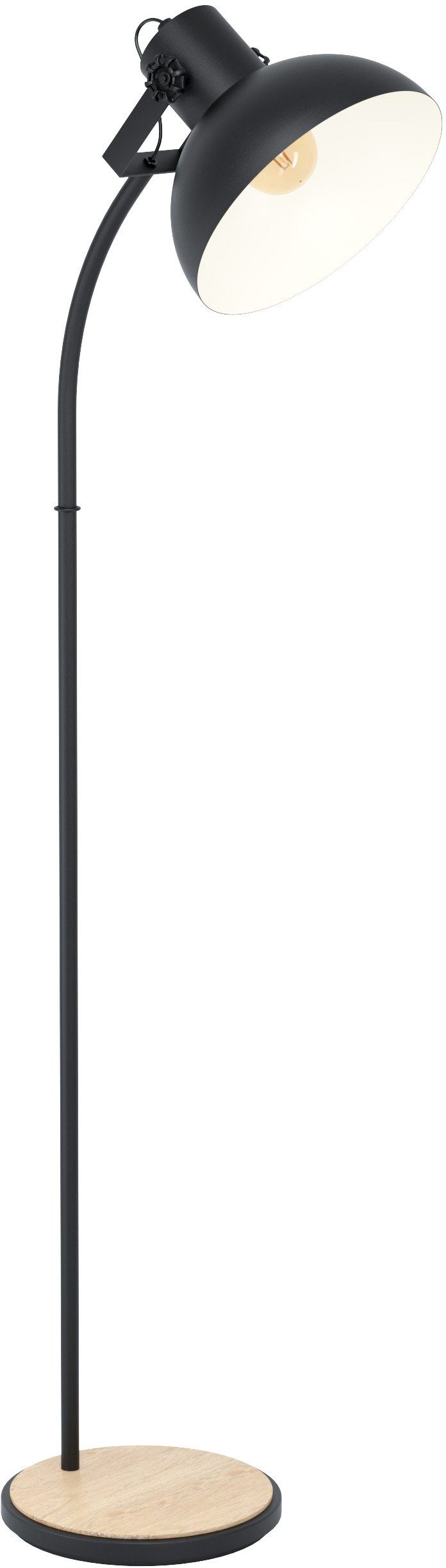 EGLO Staande lamp LUBENHAM vloerlampen zwart