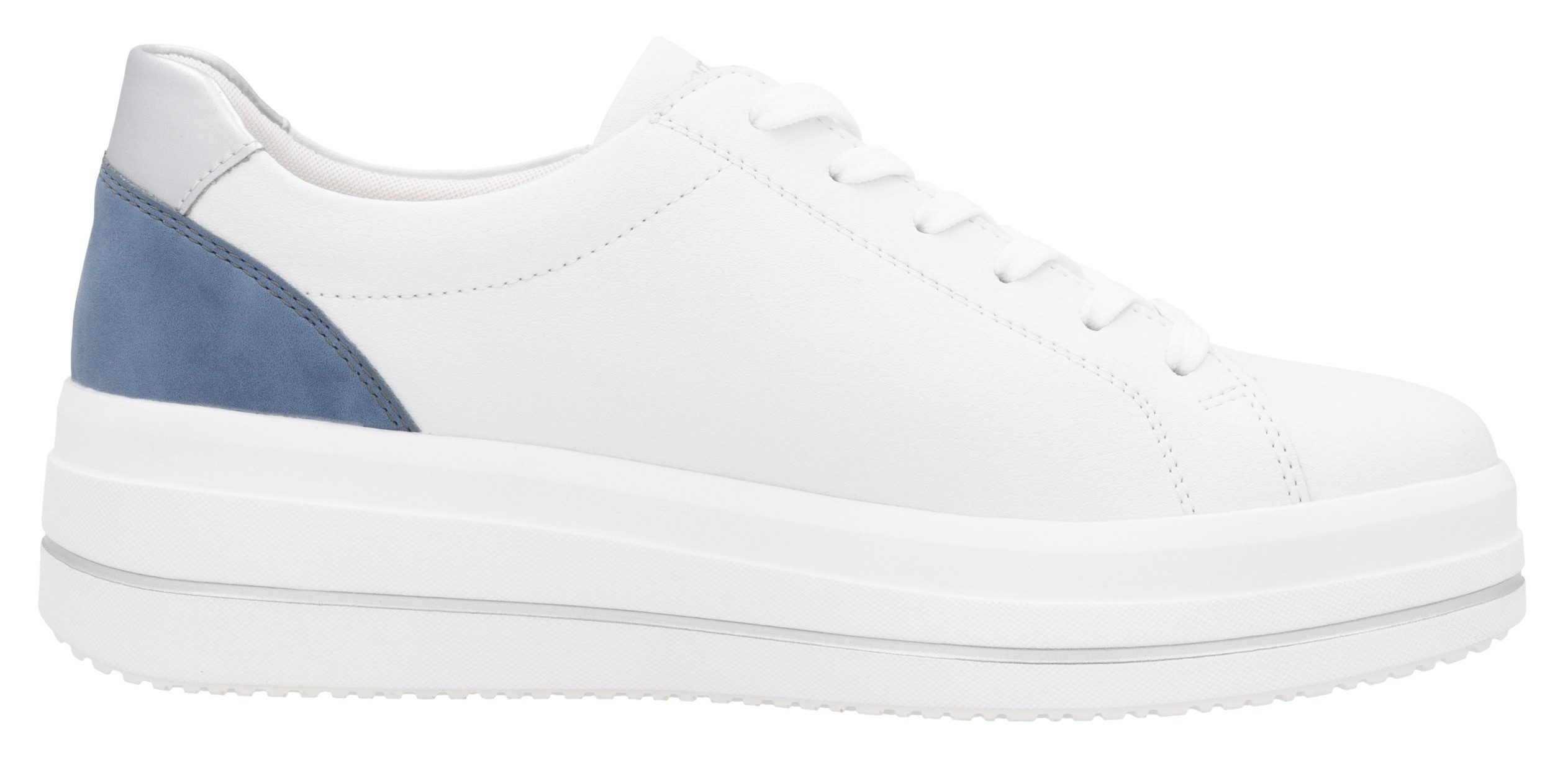 Remonte Plateausneakers ELLE-Collection , vrijetijdsschoen, lage schoen, veterschoen met zachte inlegzool