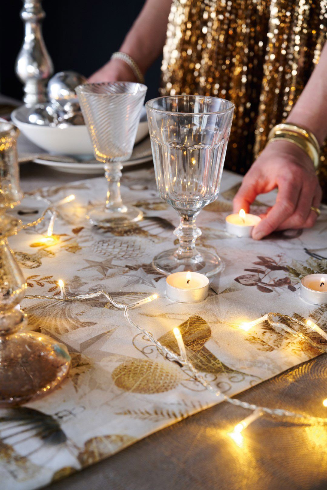 APELT Tafelloper 4707 CHRISTMAS GLAM, kerstdecoratie, kerst (1 stuk)