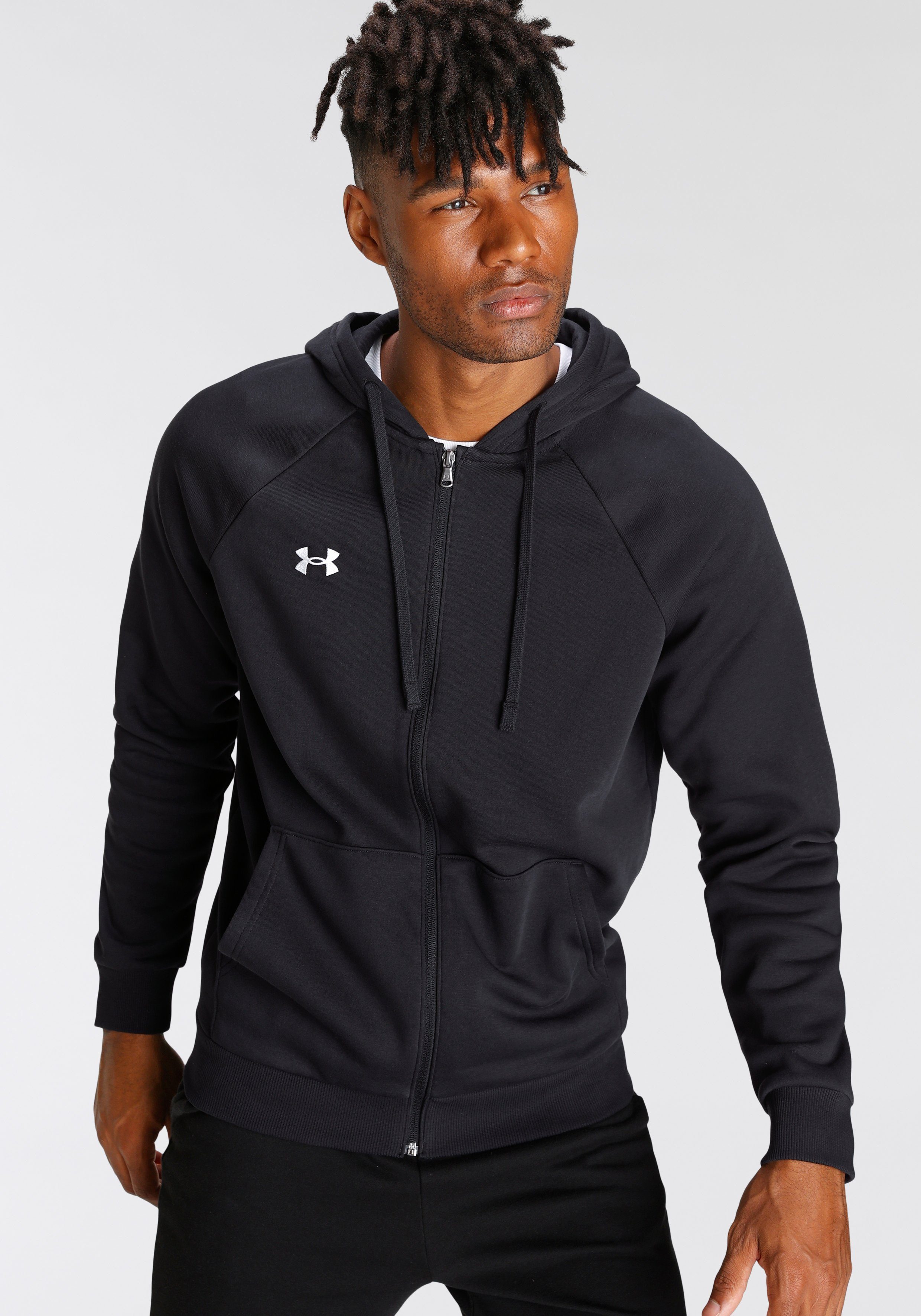 Under Armour® Sweatvest UA Rival Fleece-Hoodie met Doorlopende Zip voor