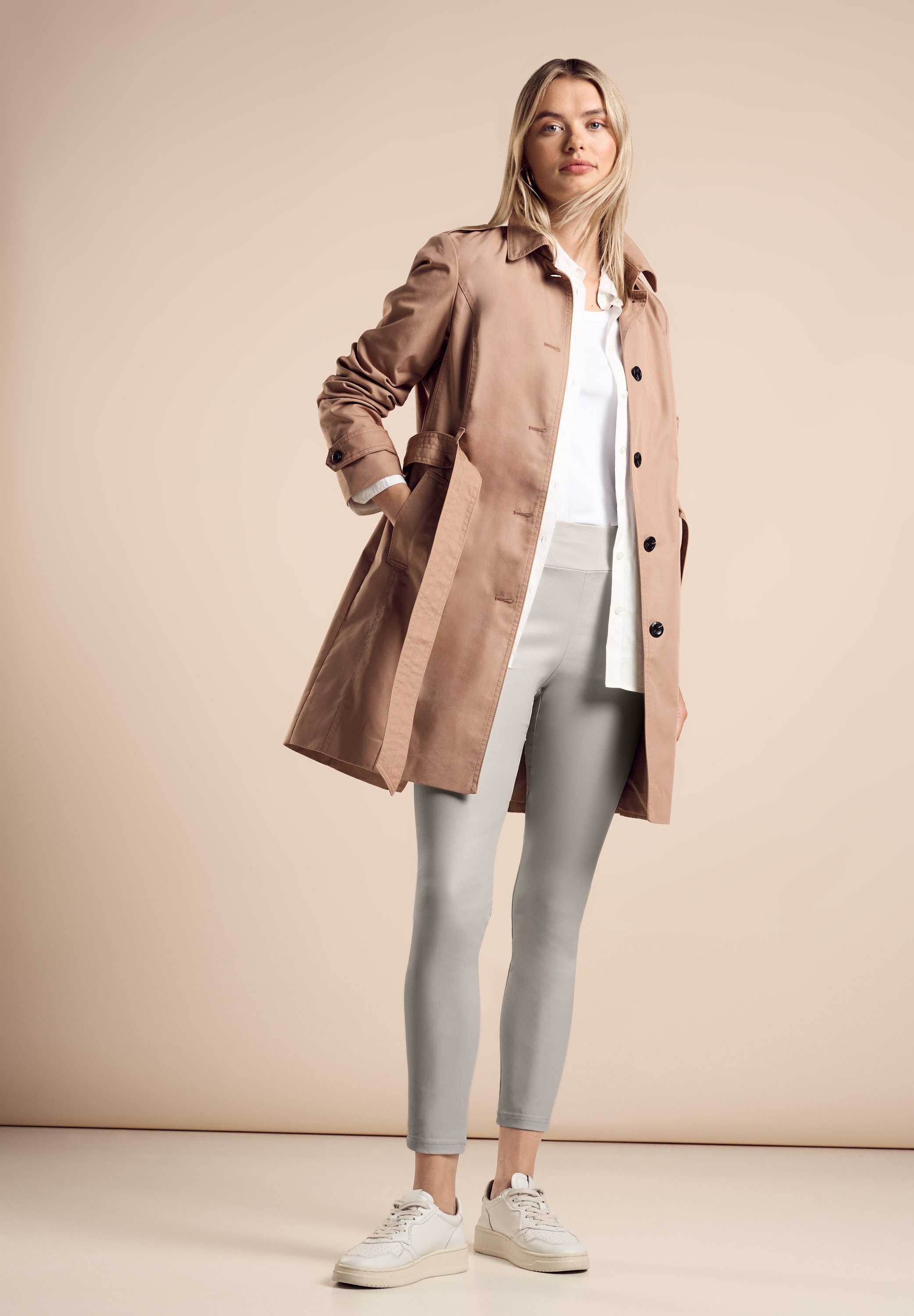 STREET ONE Legging in leer-look