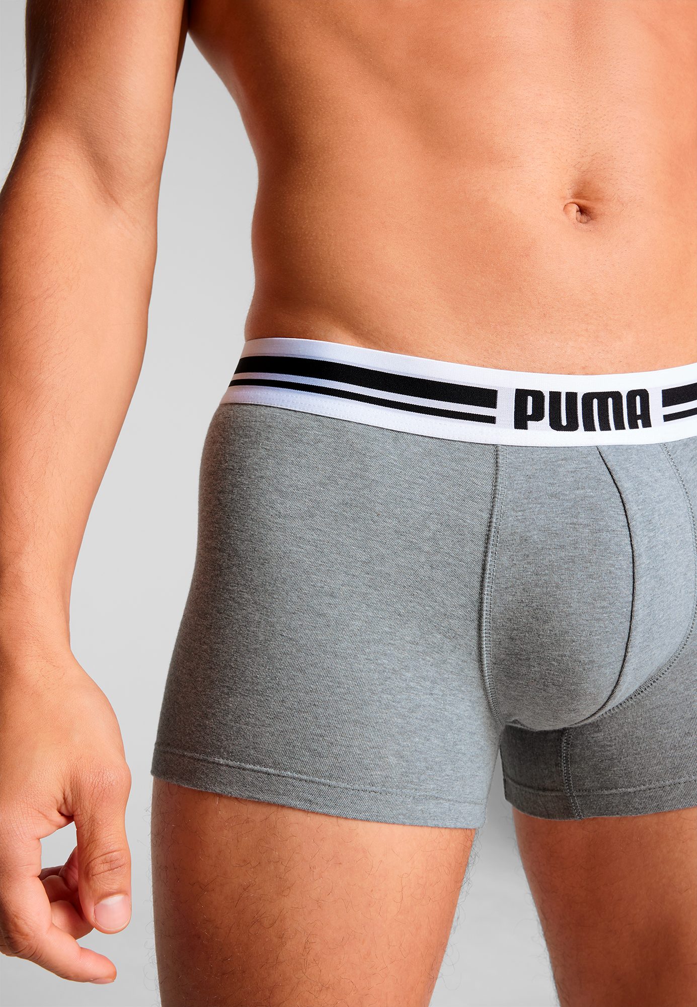 PUMA Boxershort PUMA MEN EVERYDAY PLACED LOGO BOXERS 2P (Set van 2)