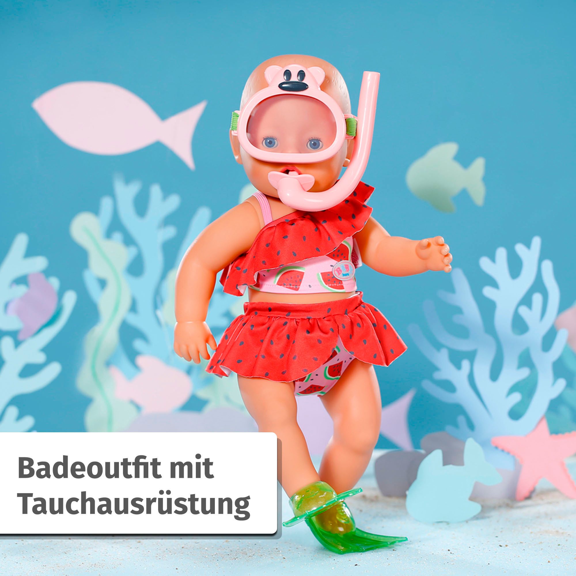 Baby Born Poppenkleding Duikplezier, 43 cm