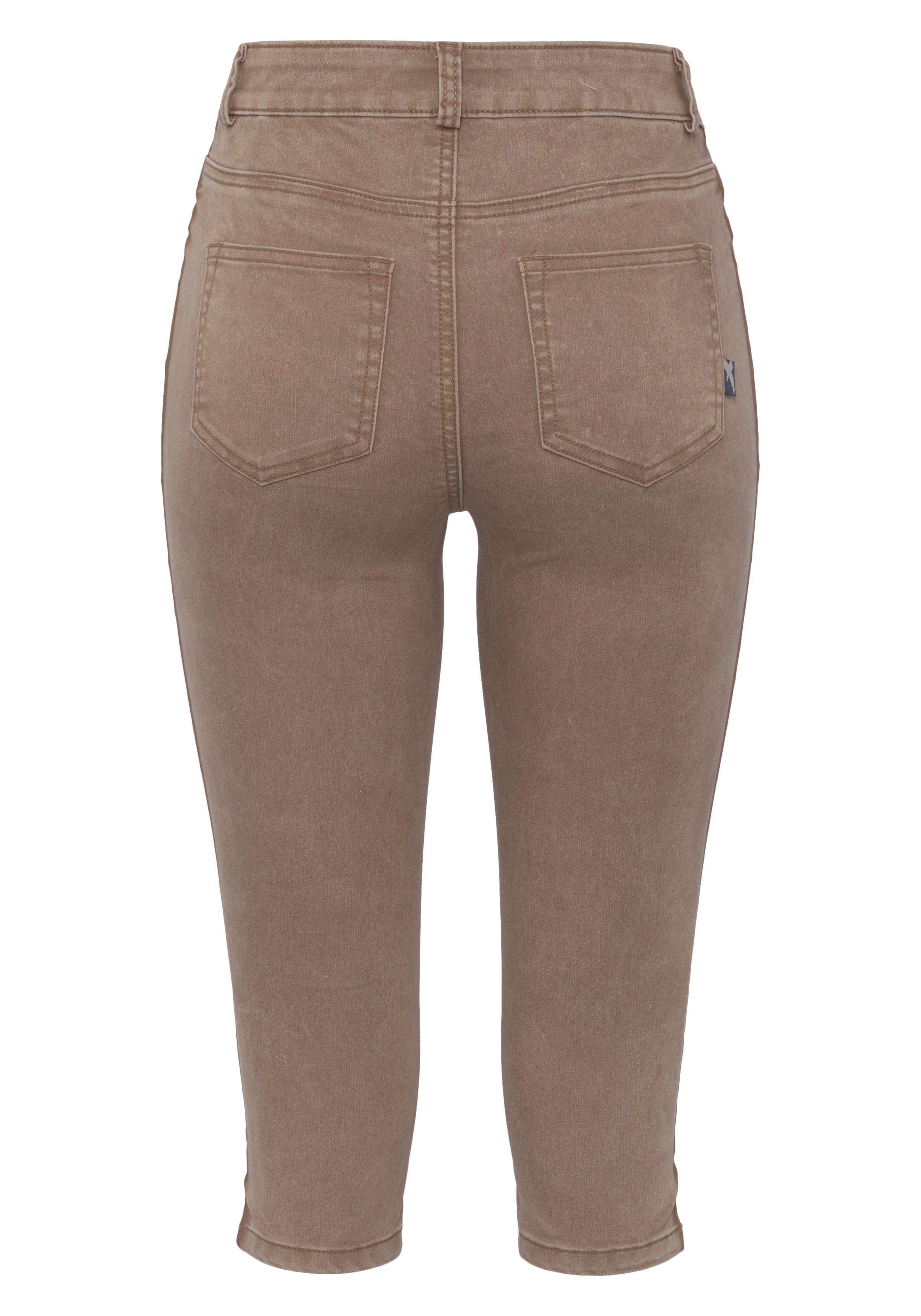 Arizona Capri jeans Ultra Stretch extra strakke pasvorm, knieomsluitende lengte, hoge taille