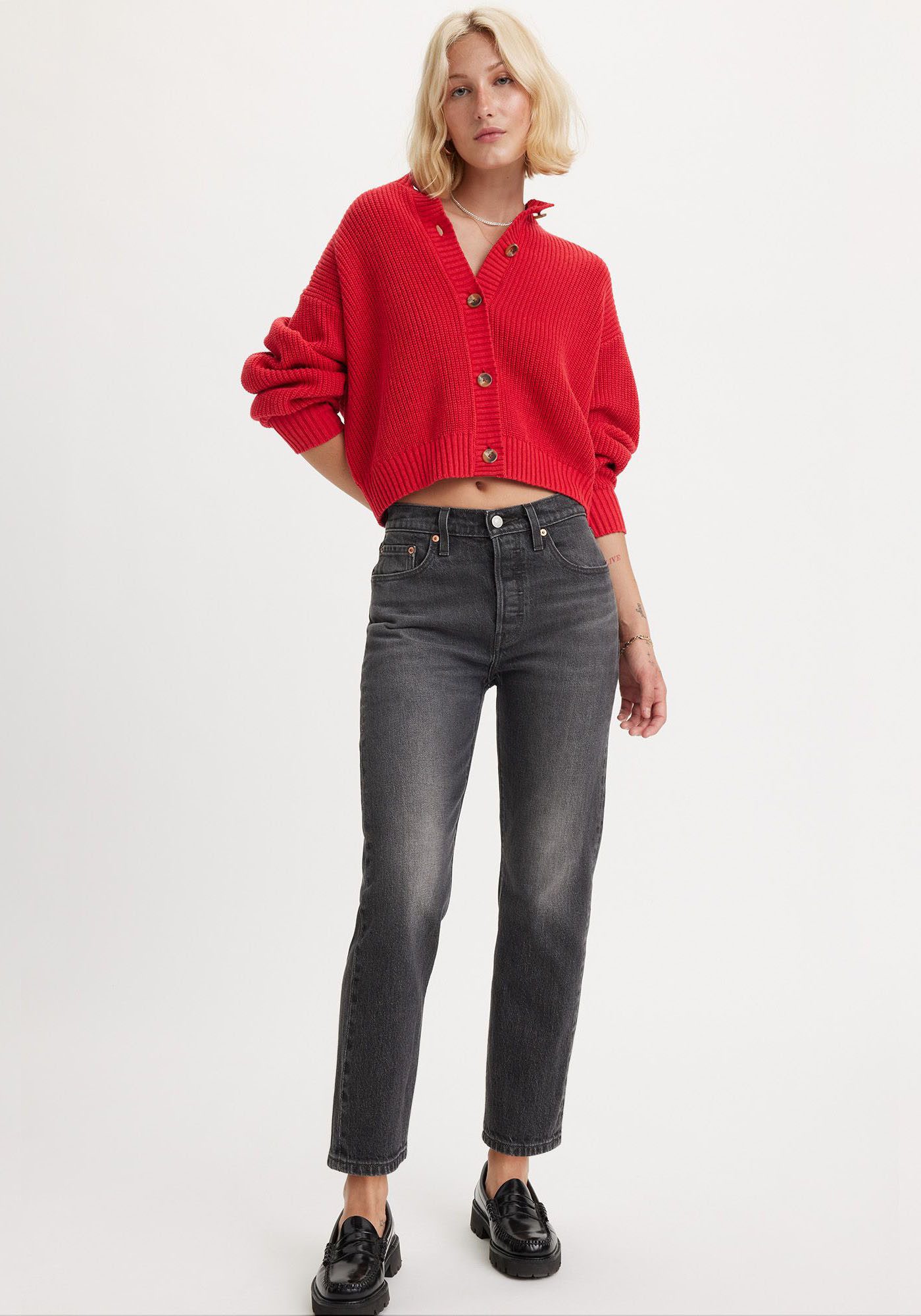 Levi's 7 8 jeans 501 CROP 501 collectie 5-pocket-stijl