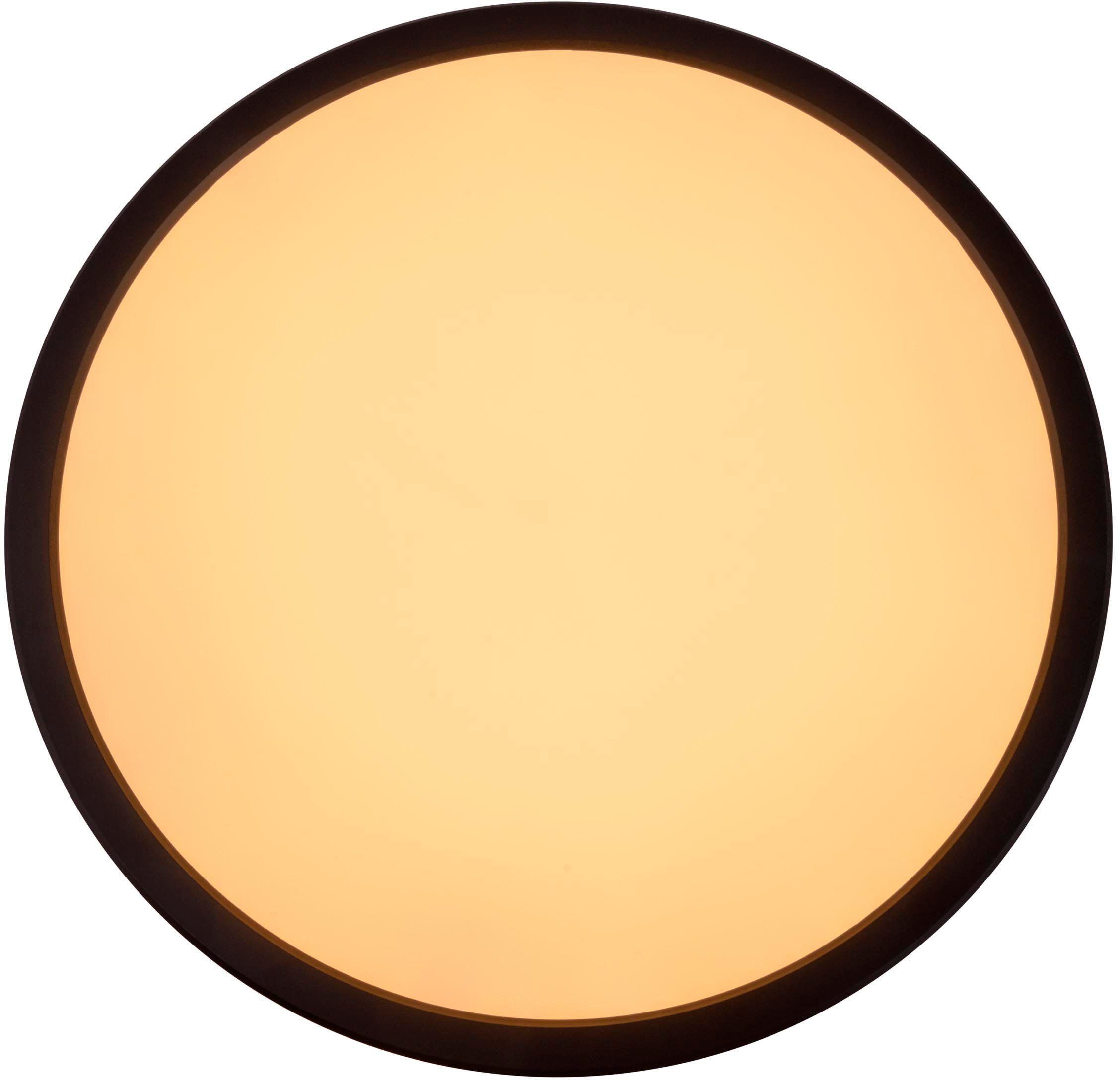 näve Plafondlamp LED "CARLO" met RGB-achtergrondverlichting D: 54 cm Dimbaar met geheugenfunctie, kleurwisselaar en nachtlichtfunctie (2 stuks)