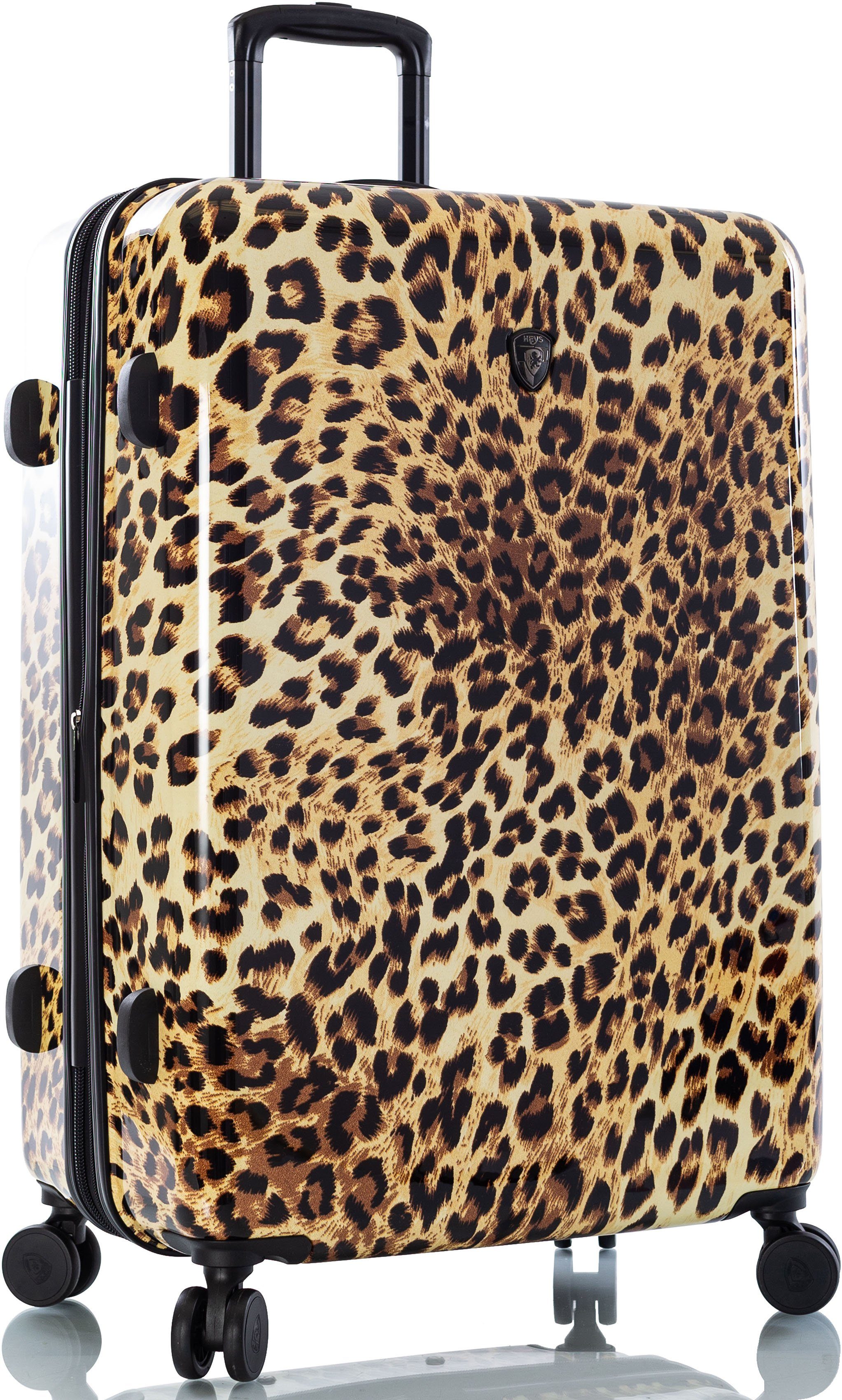 Heys Hardshell-trolley Leopard, 76 cm Heys x Joachim Llambi reisbagage TSA-slot volumevergroting