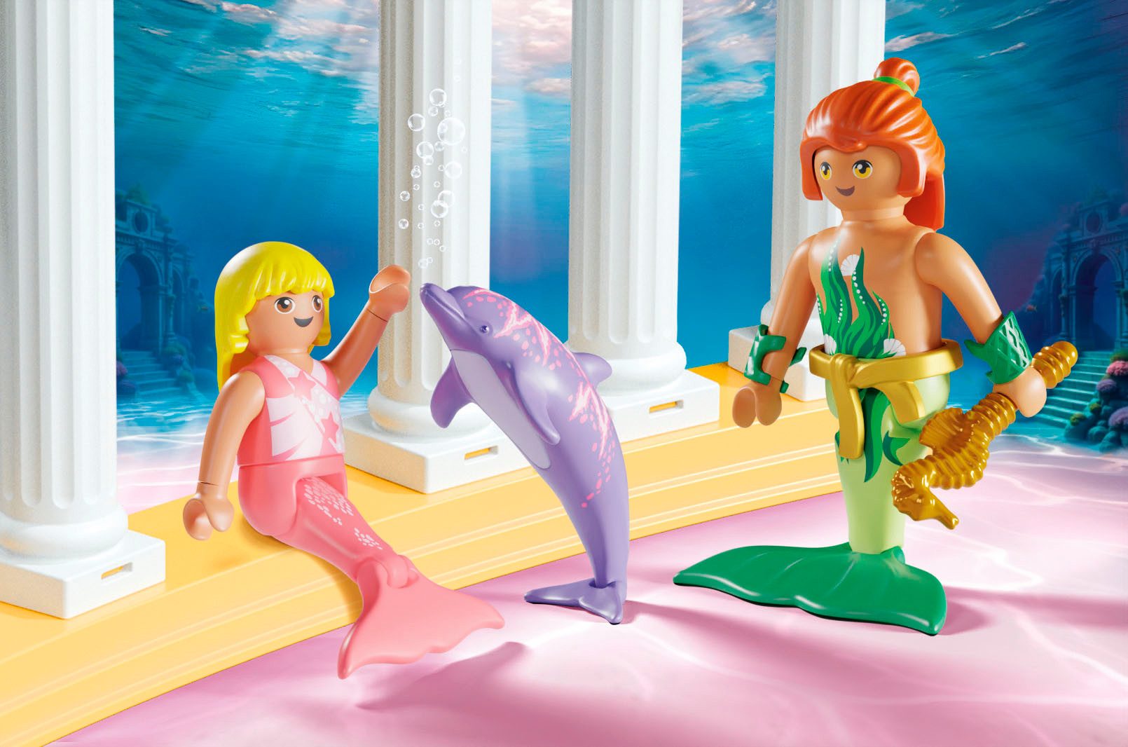 Playmobil® Constructie-speelset Meerjungfrauen-Schatz mit Delfinen (71861), Princess Magic (49-delig)