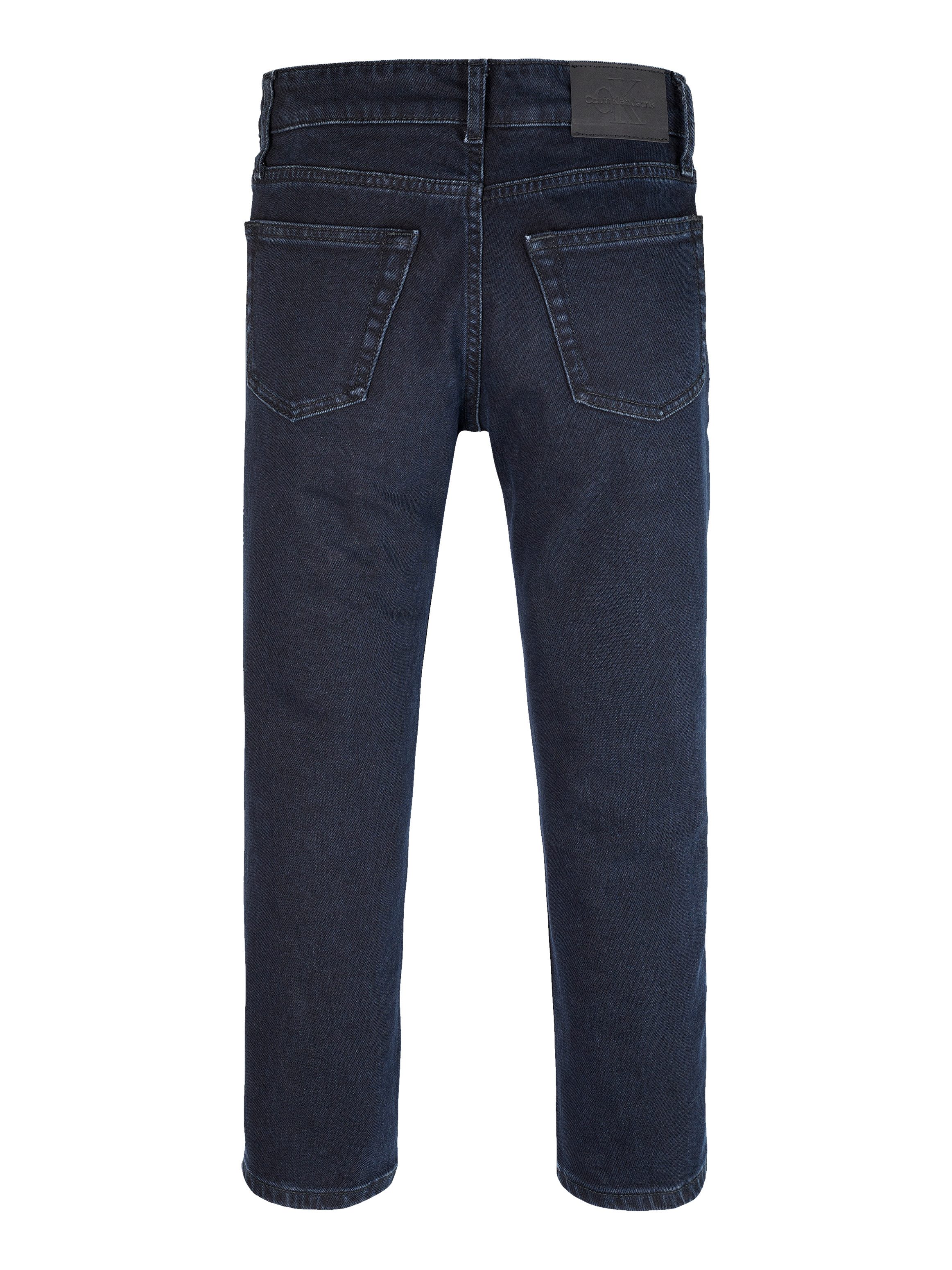 Calvin Klein Dad-jeans BLUE OD BLACK DAD CF voor kinderen tot 16 jaar met leren patch