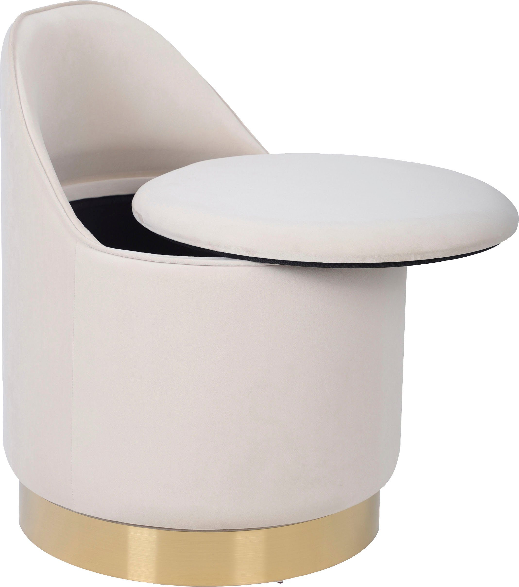 Kayoom Fauteuil Draaikruk Viktor 125, draaikruk in modern design, opbergruimte aan de binnenkant (1 stuk)