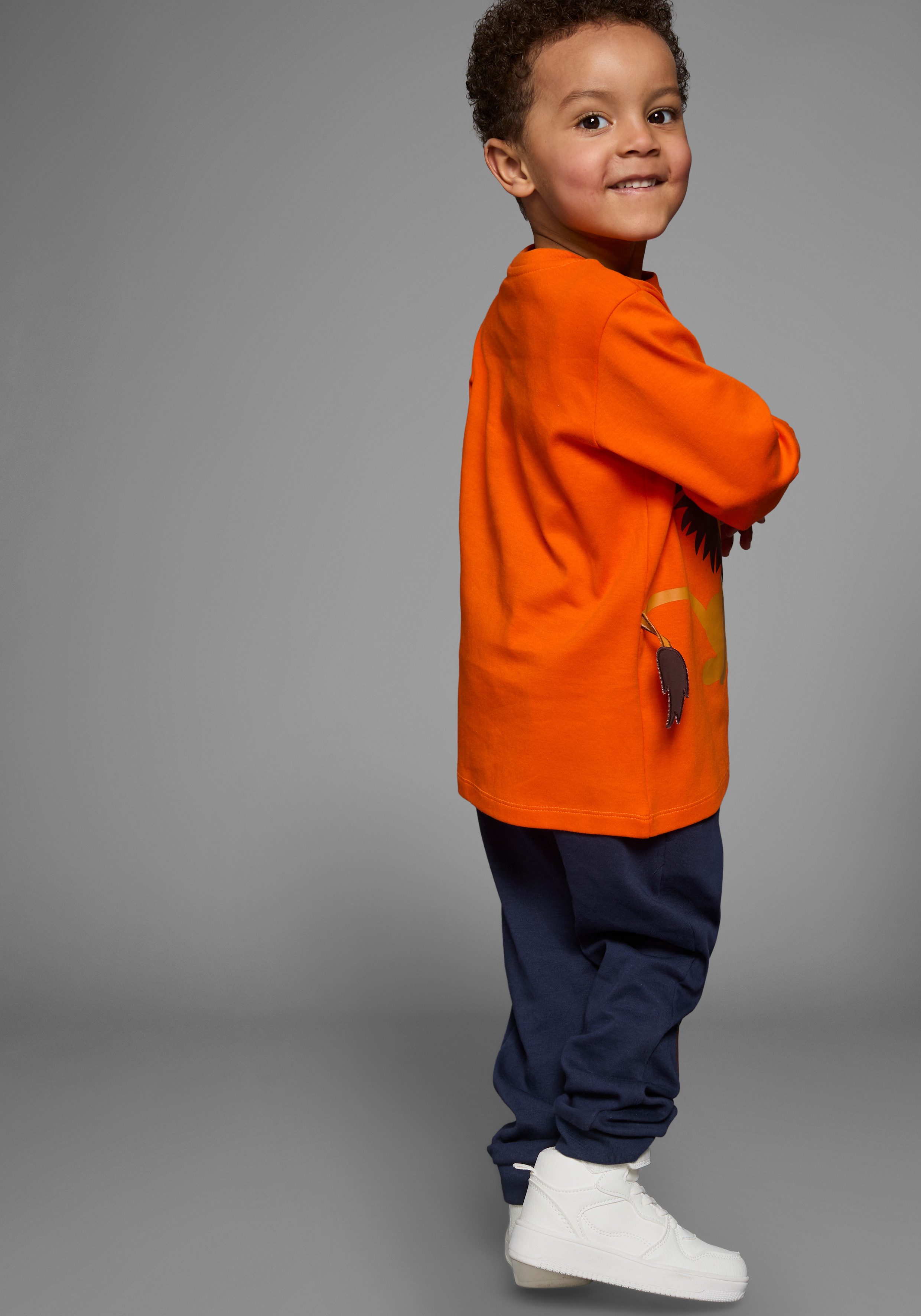 KIDSWORLD Shirt & broek 2-delig set lange mouwen shirt+broek (set, 2-delig)