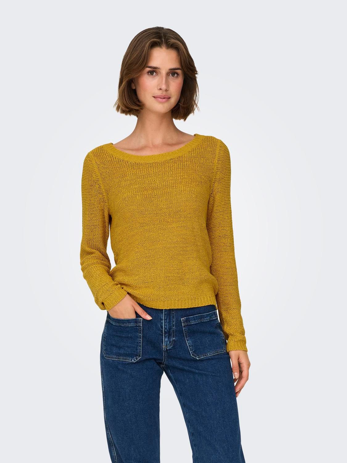 Only Gebreide trui ONLGEENA XO L S PULLOVER KNT NOOS