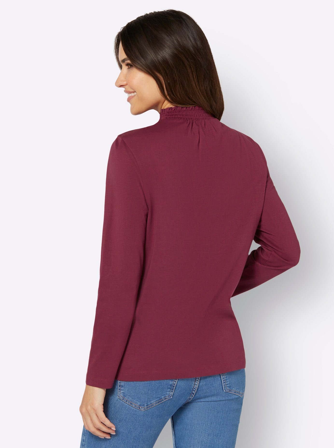 Classic Basics Shirt met staande kraag Shirt met opstaand kraagje (1-delig)