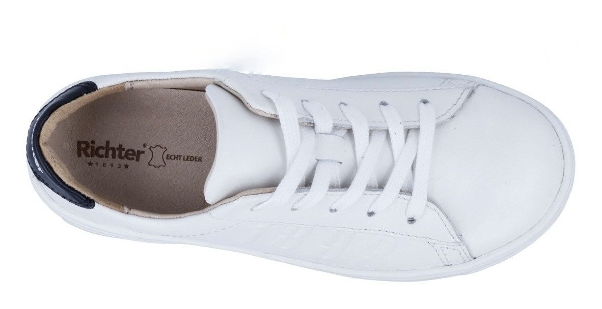 Richter Sneakers 1893 WMS: gemiddeld Veterschoen in een schone look, maat sjabloon om te downloaden