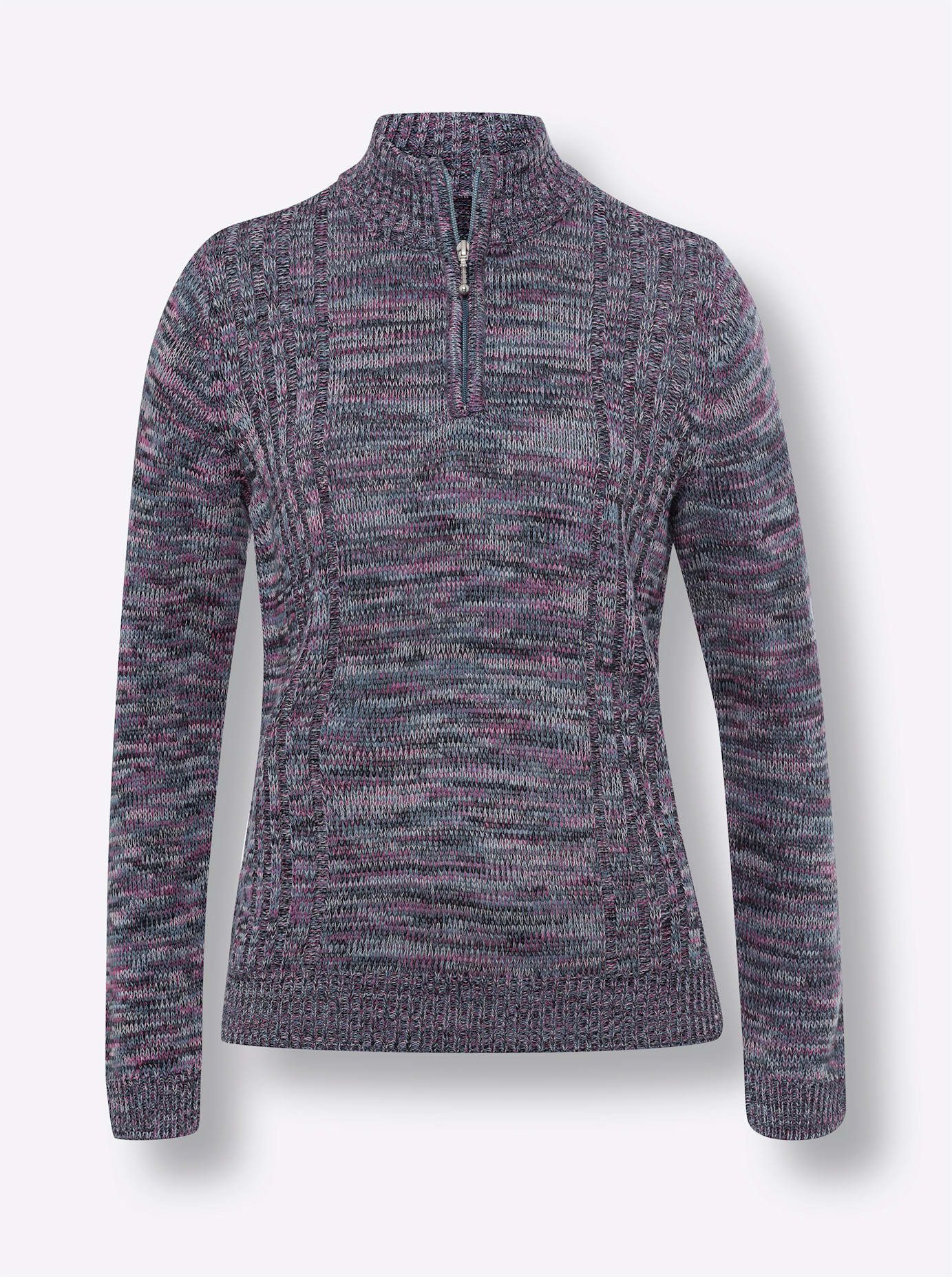Classic Basics Gebreide Trui met opstaande kraag