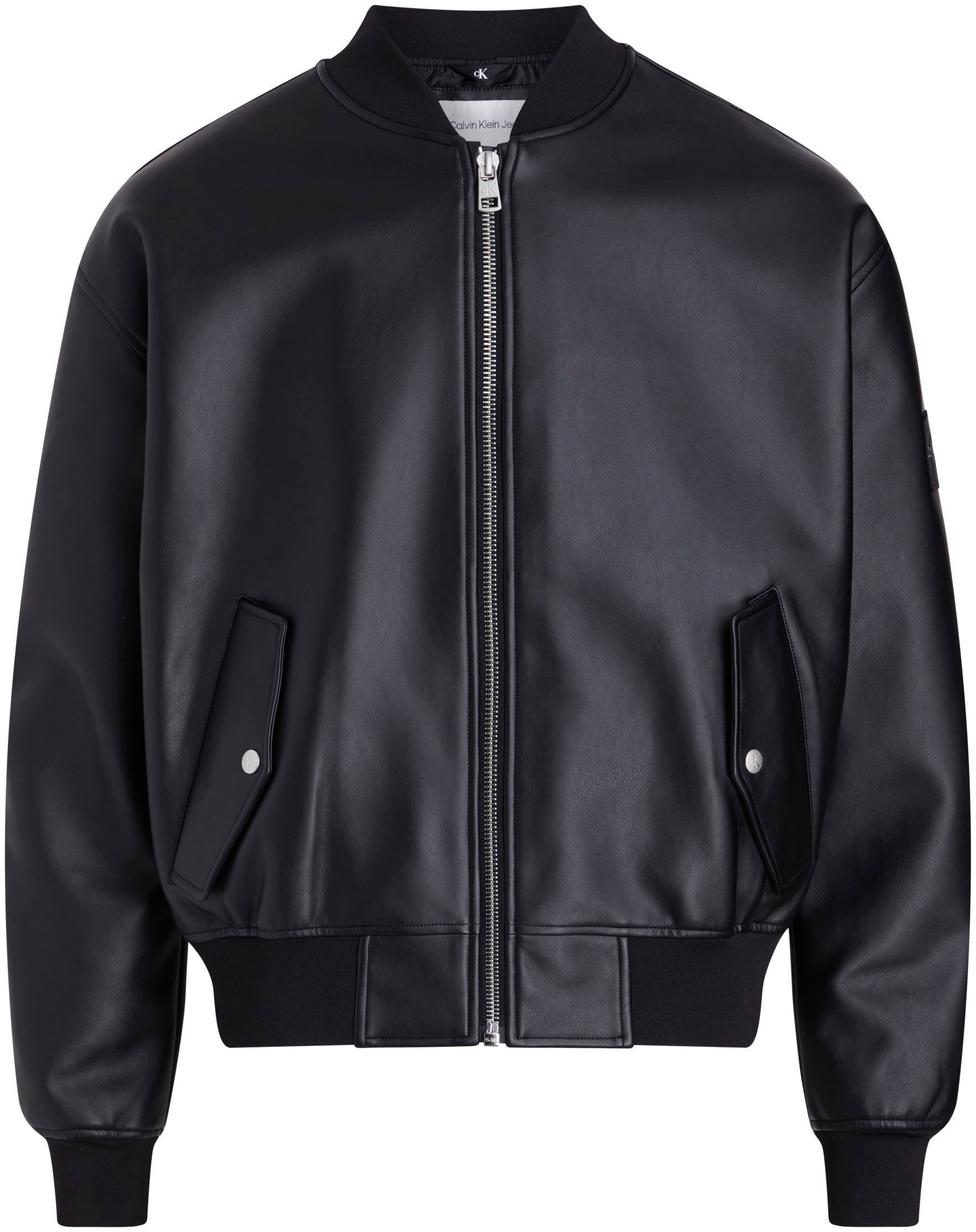Calvin Klein Jack in collegestijl FAUX LEATHER BOMBER
