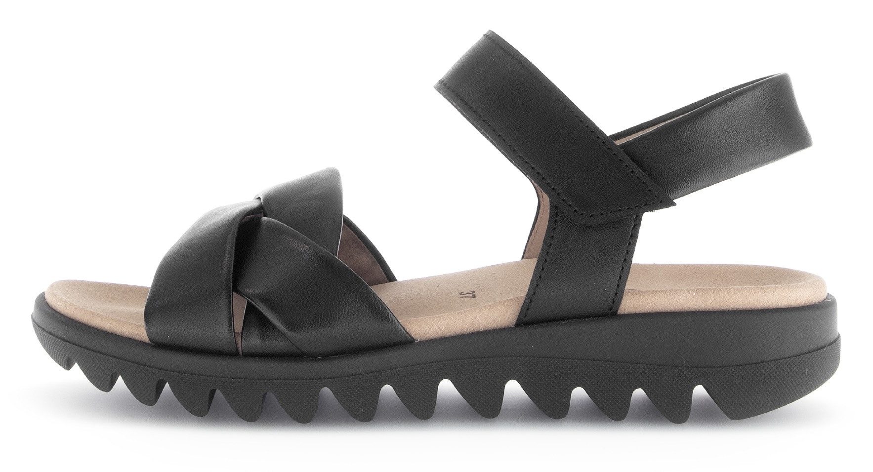 Gabor Sandalen , zomerschoen, wedge-sandaal, comfort-schoen met klittenbandsluiting