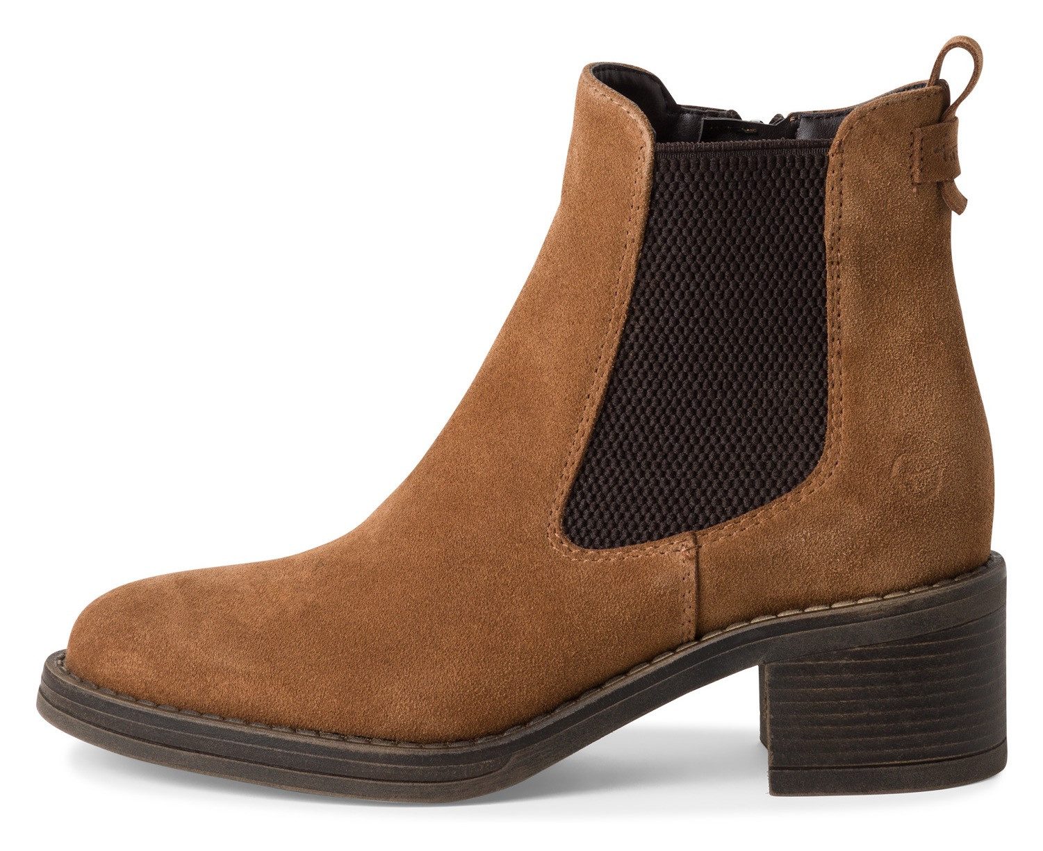 Tamaris Chelsea-boots hakken, enkellaars, zakelijke schoen met touch it-uitrusting