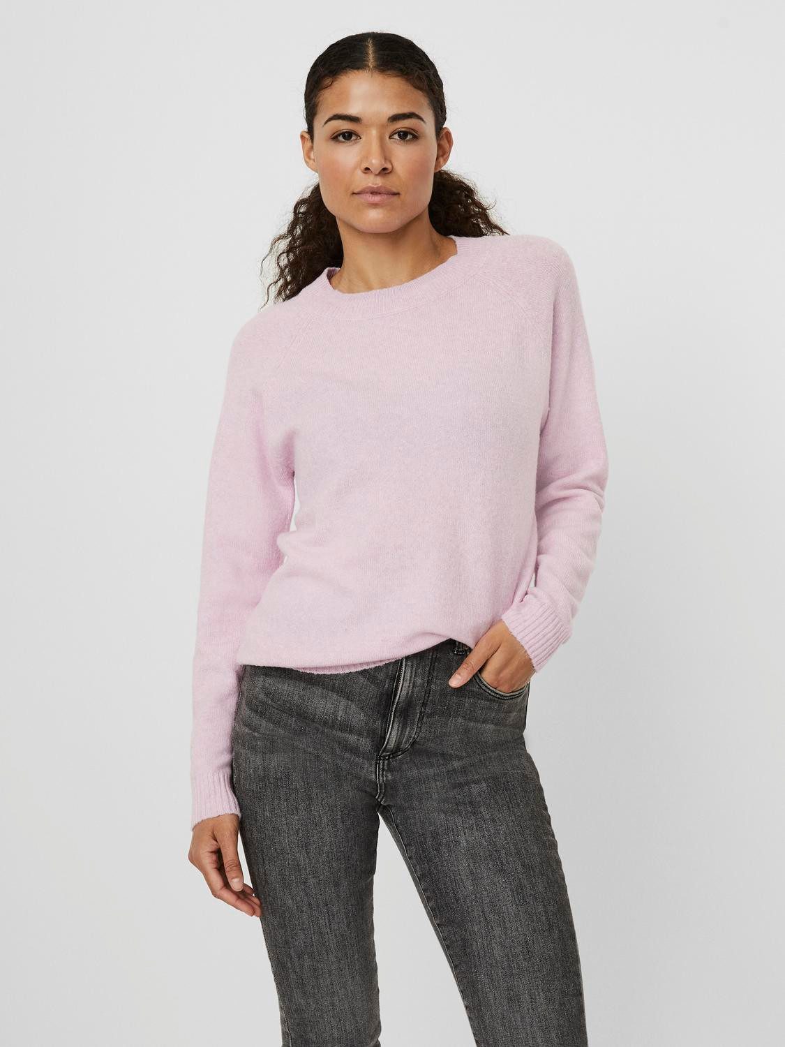 Vero Moda Trui met ronde hals VMDOFFY LS O-NECK BLOUSE GA NOOS