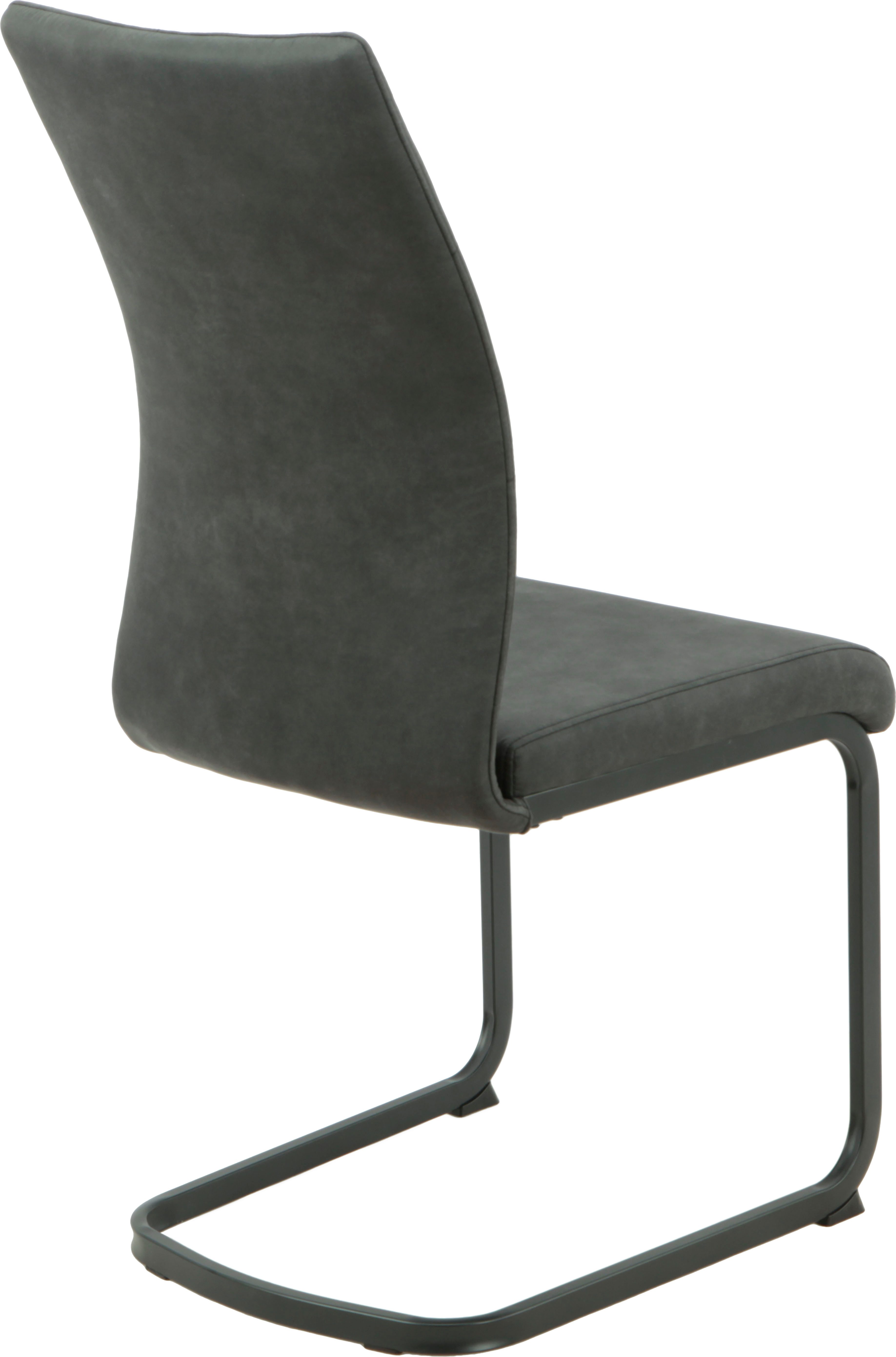 HELA Eethoek Spree Eettafel 140x90 cm met dikke rand, microvezel bekleding(4-delig)