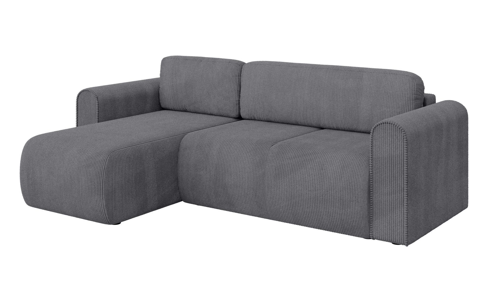 INOSIGN Hoekbank Zacharia optioneel slaapbank met opbergruimte, B/D/H 250/166/86 cm L-vorm met golfondersteuning, recamière aan beide zijden te monteren
