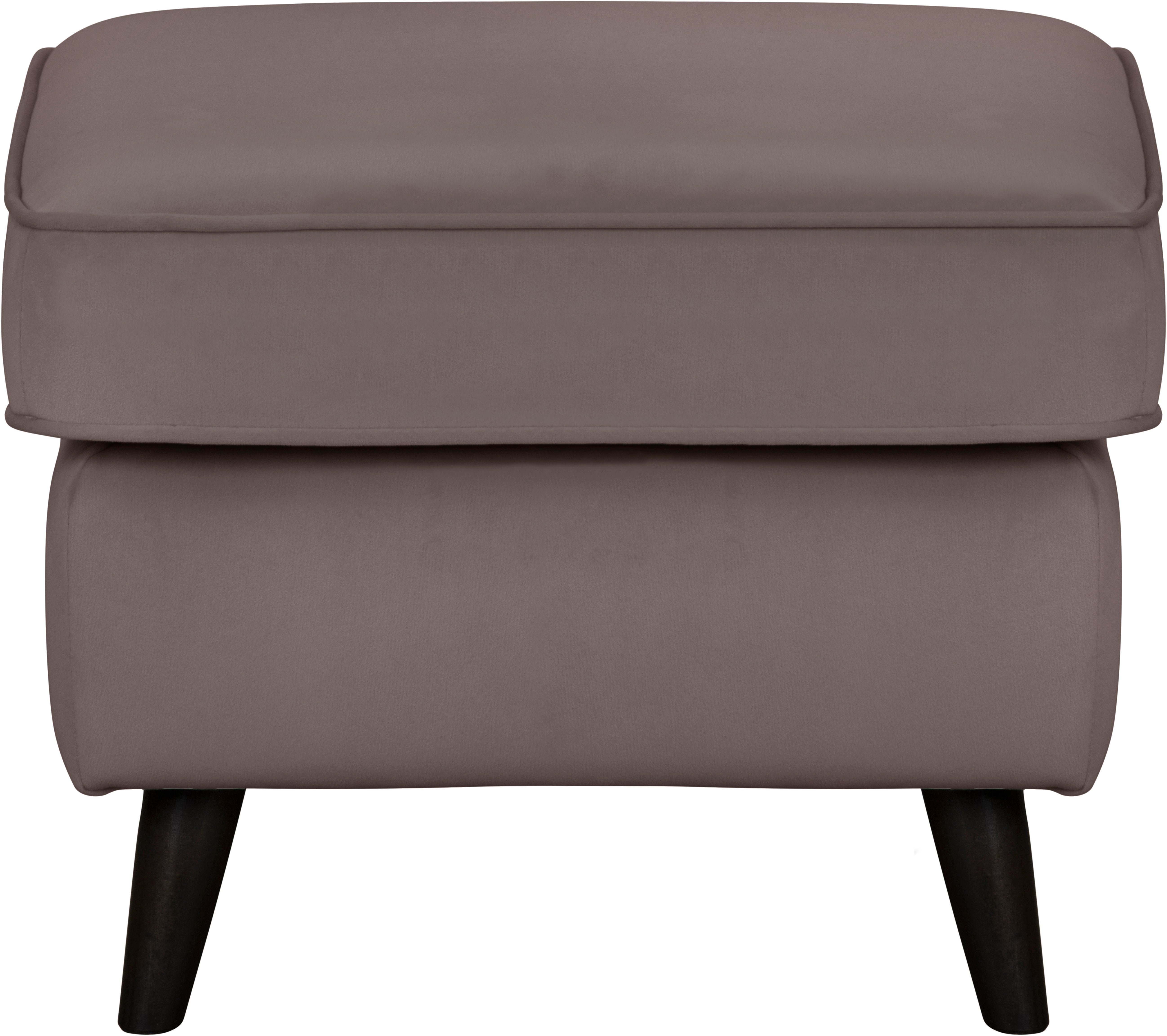Home affaire Hocker Poef CHISTELLE, ook in bouclé met golfondersteuning, afmetingen: bxdxh: 57x57x46 cm
