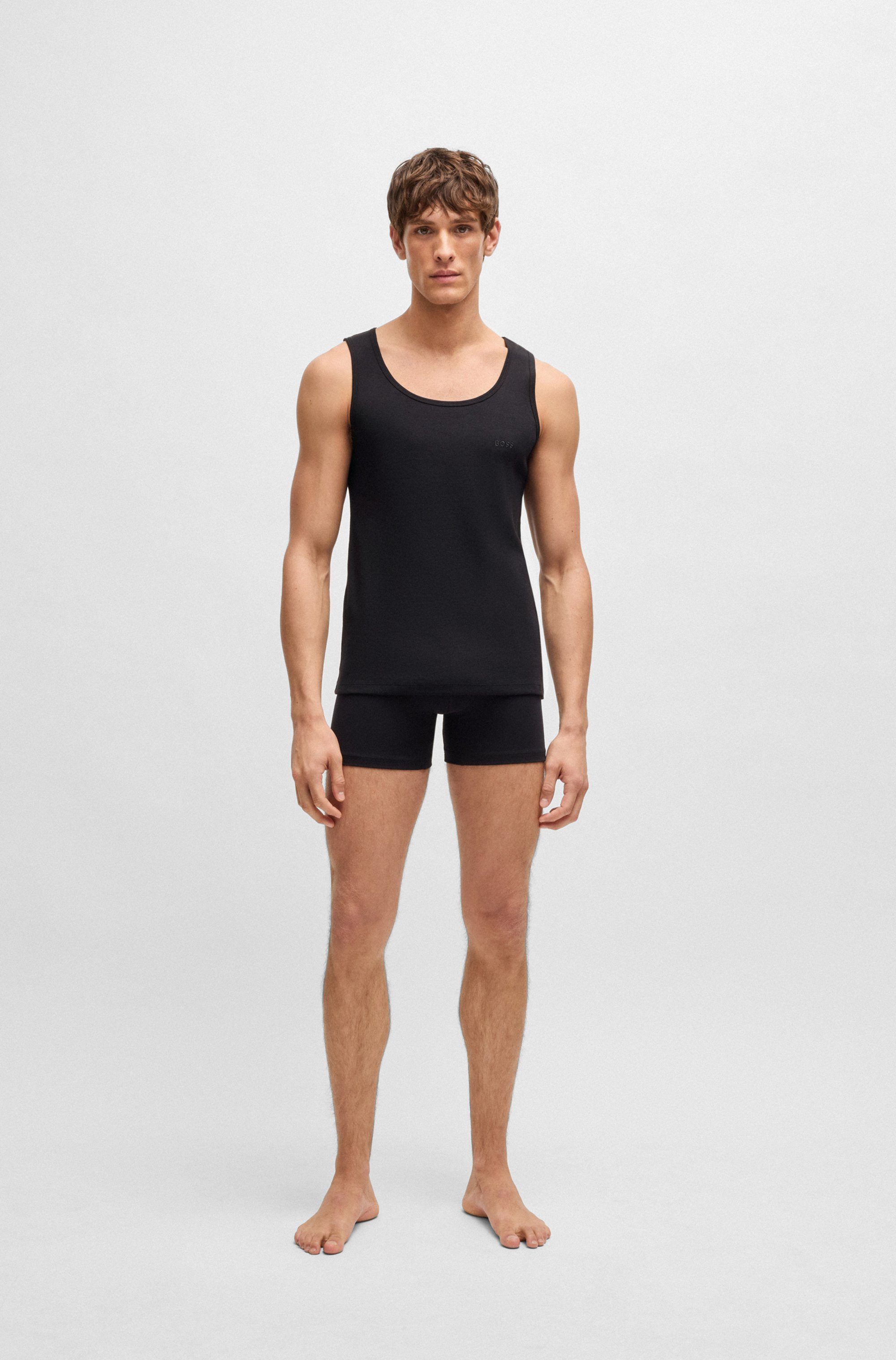 BOSS Tanktop 3P RibClassic BOSS ONE x David Beckham