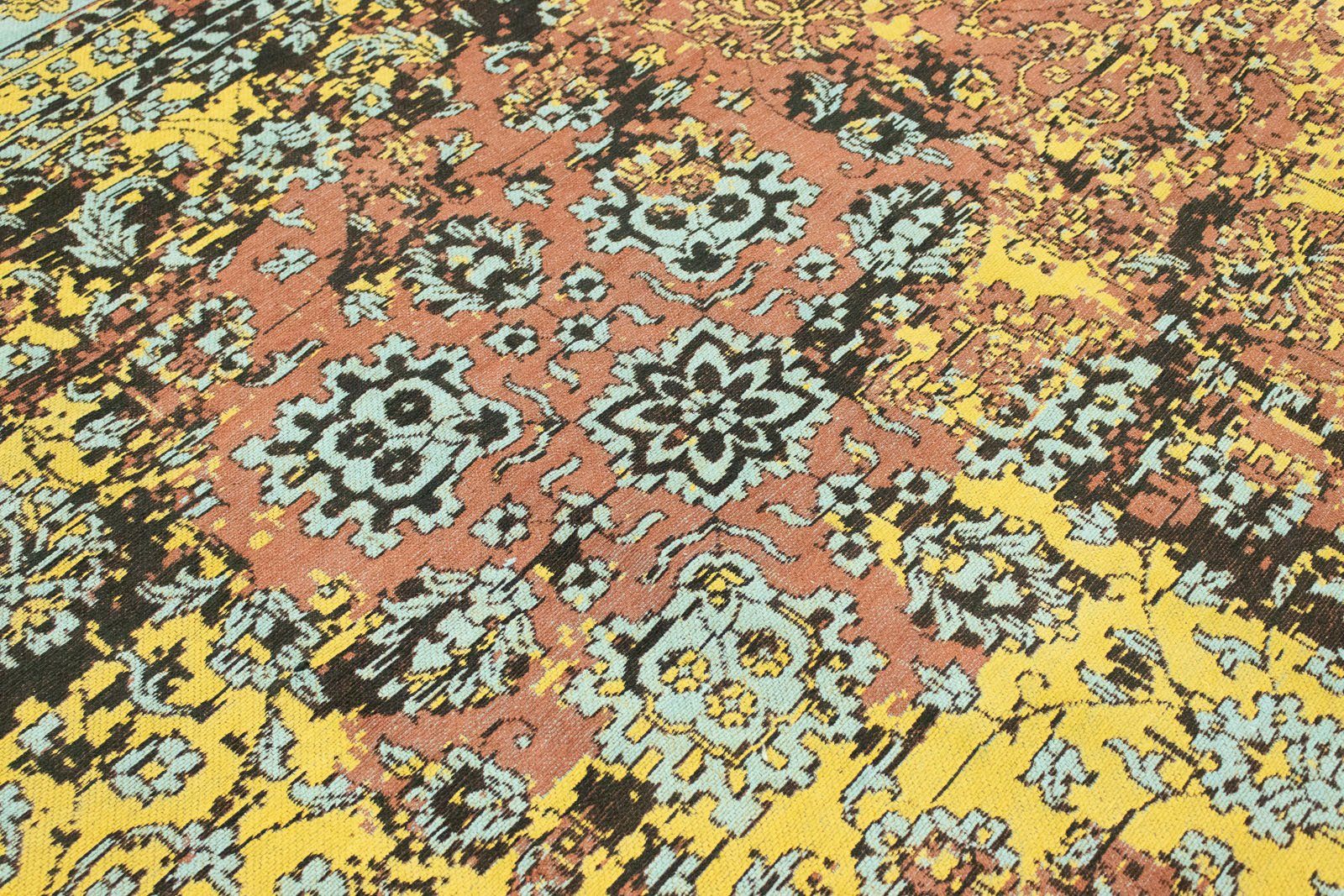 morgenland Vloerkleed VINTAGE MANHATTAN Handwerk viscose Shabby, woonkamer