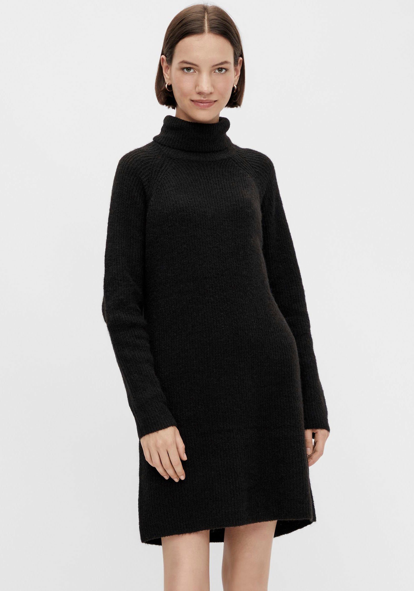 pieces Tricotjurk PCELLEN LS HIGH NECK KNIT DRESS NOOS BC