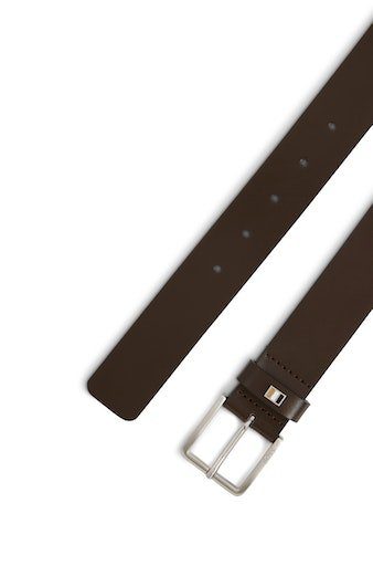 Boss Leren riem Ther-Flag-E_Sz35 met stijlvolle merkdetaillering