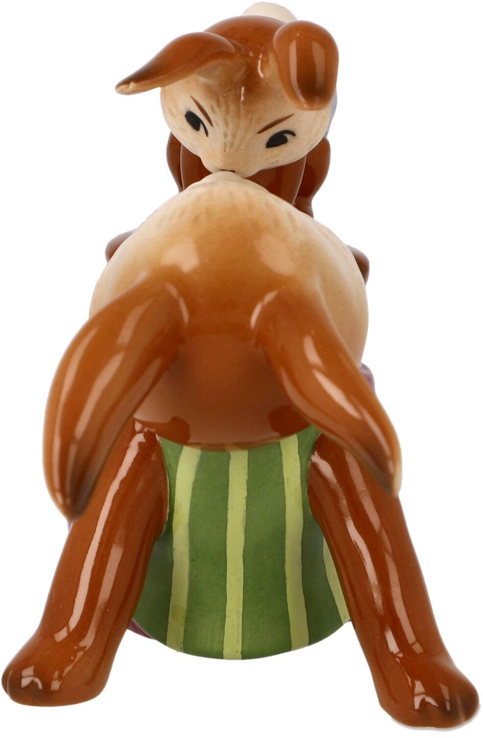 Goebel Paashaas Brutaal Dachs Verzamelfiguur, konijn vader met konijn kind (1 stuk)