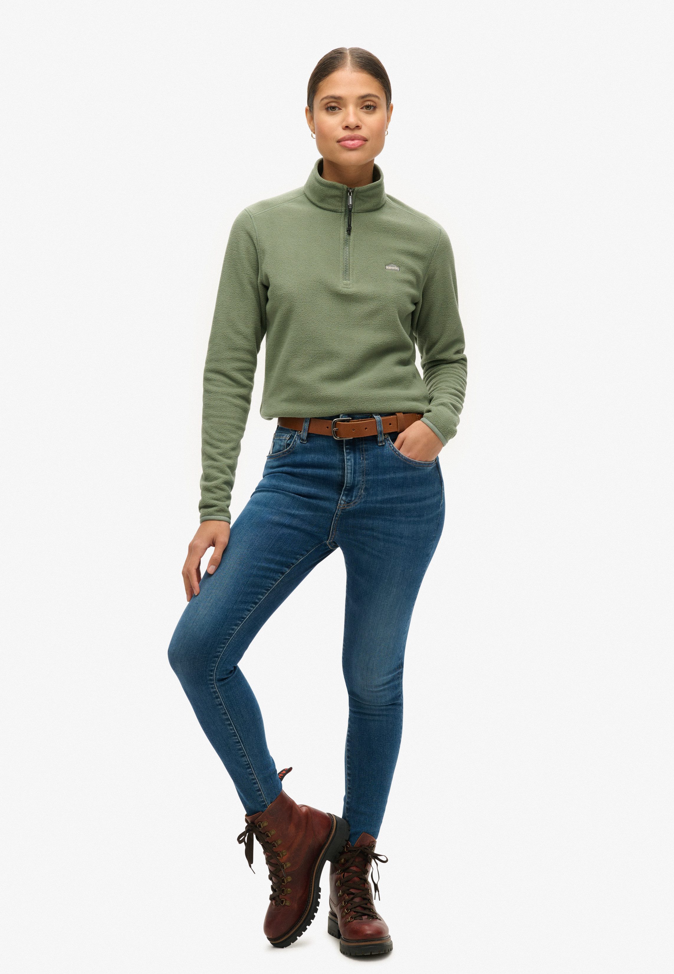 Superdry Fleecetrui POLAR FLEECE HALF ZIP